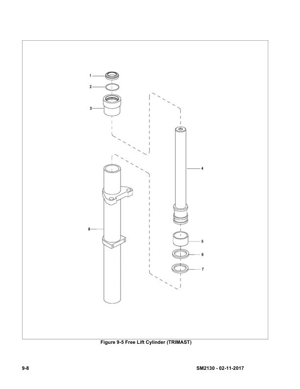 Towmotor NSP14EAS, NSP18EAS Electric Stacker Service Manual SM-2130-5