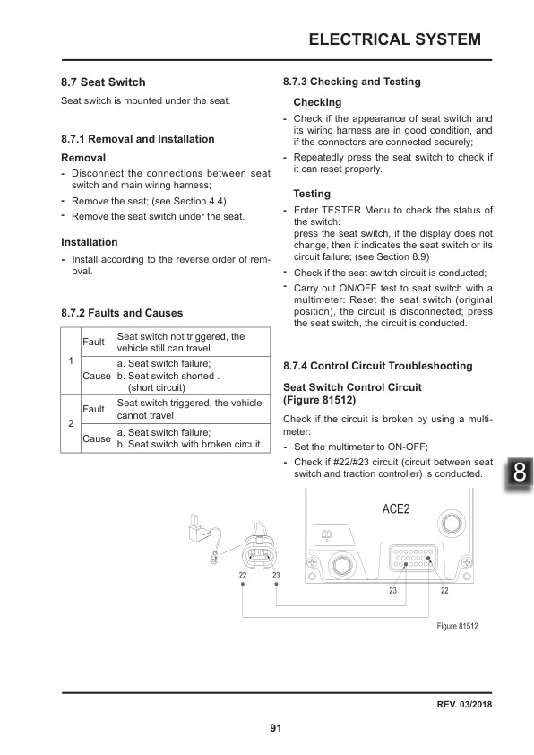Towmotor NTS30EA Electric Tow Tractor Service Manual SM-4103-3