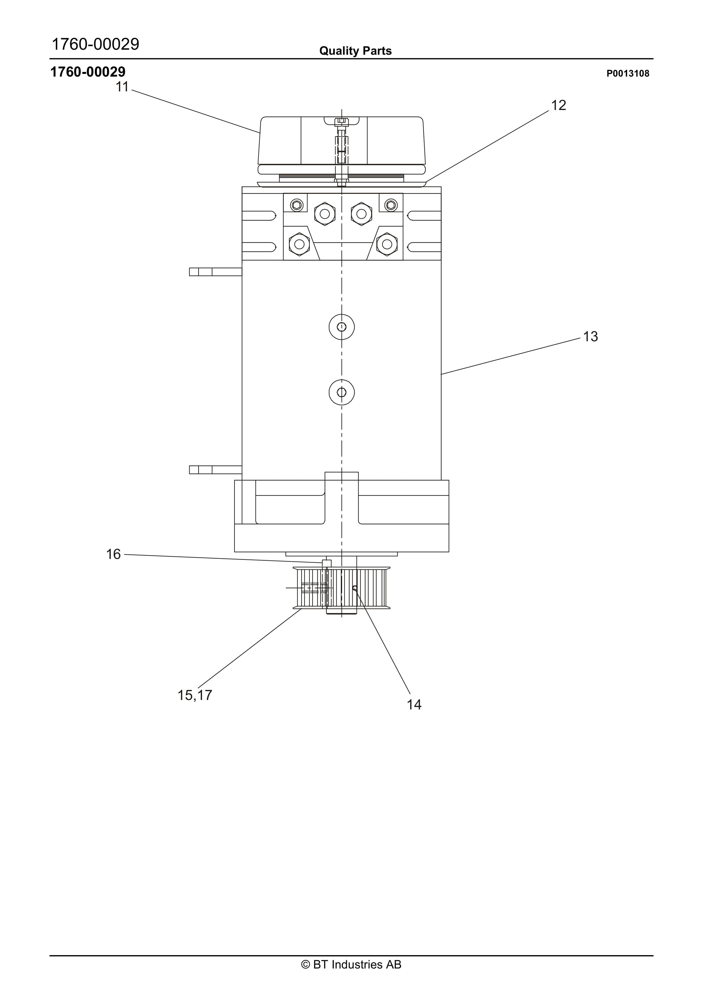 Alternative view of BT 604-TT, 609-TT, 610-TT, 612-TT, 602-TT, 608-TT Quality Parts 180727
