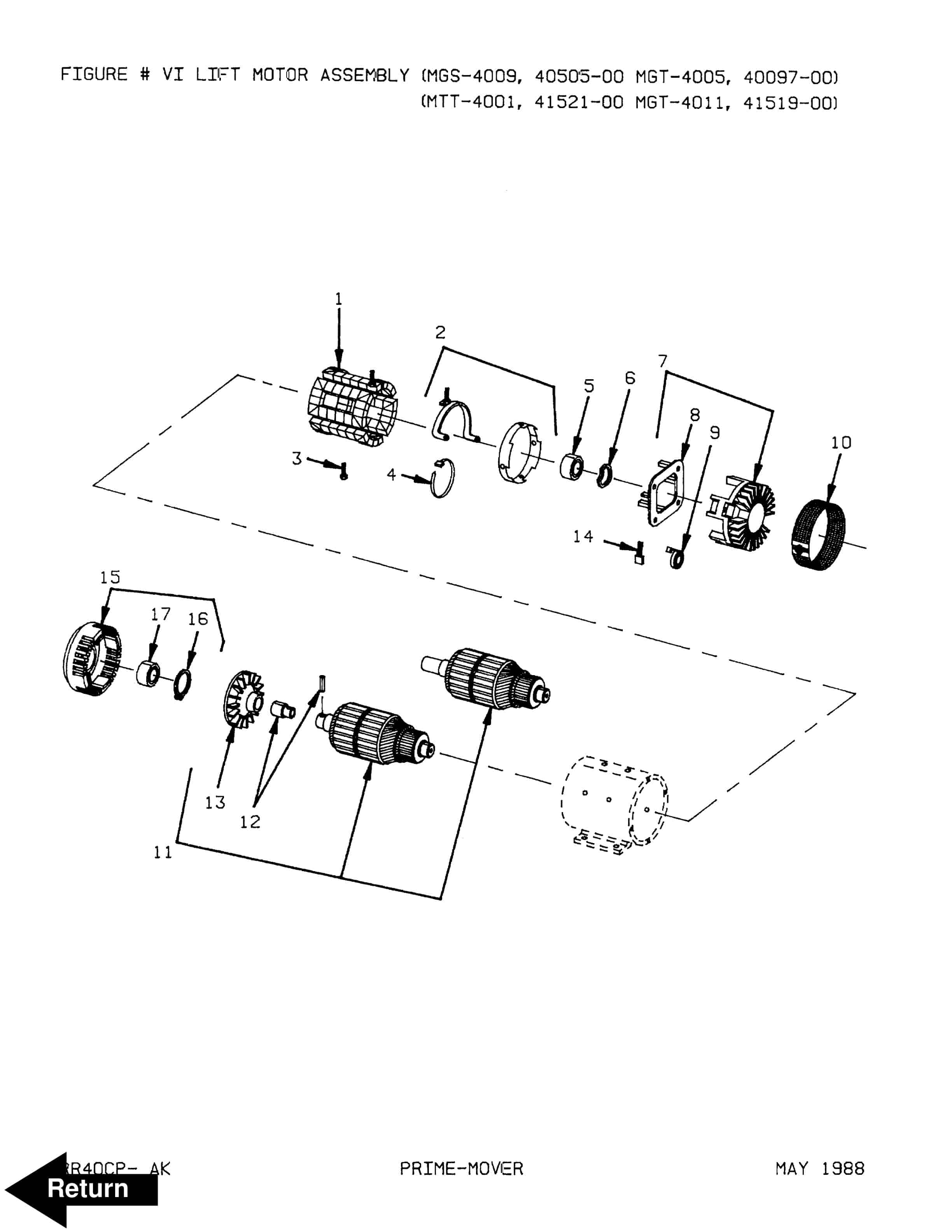 BT Appendix II For Lift Pump And Motor Assembly-5