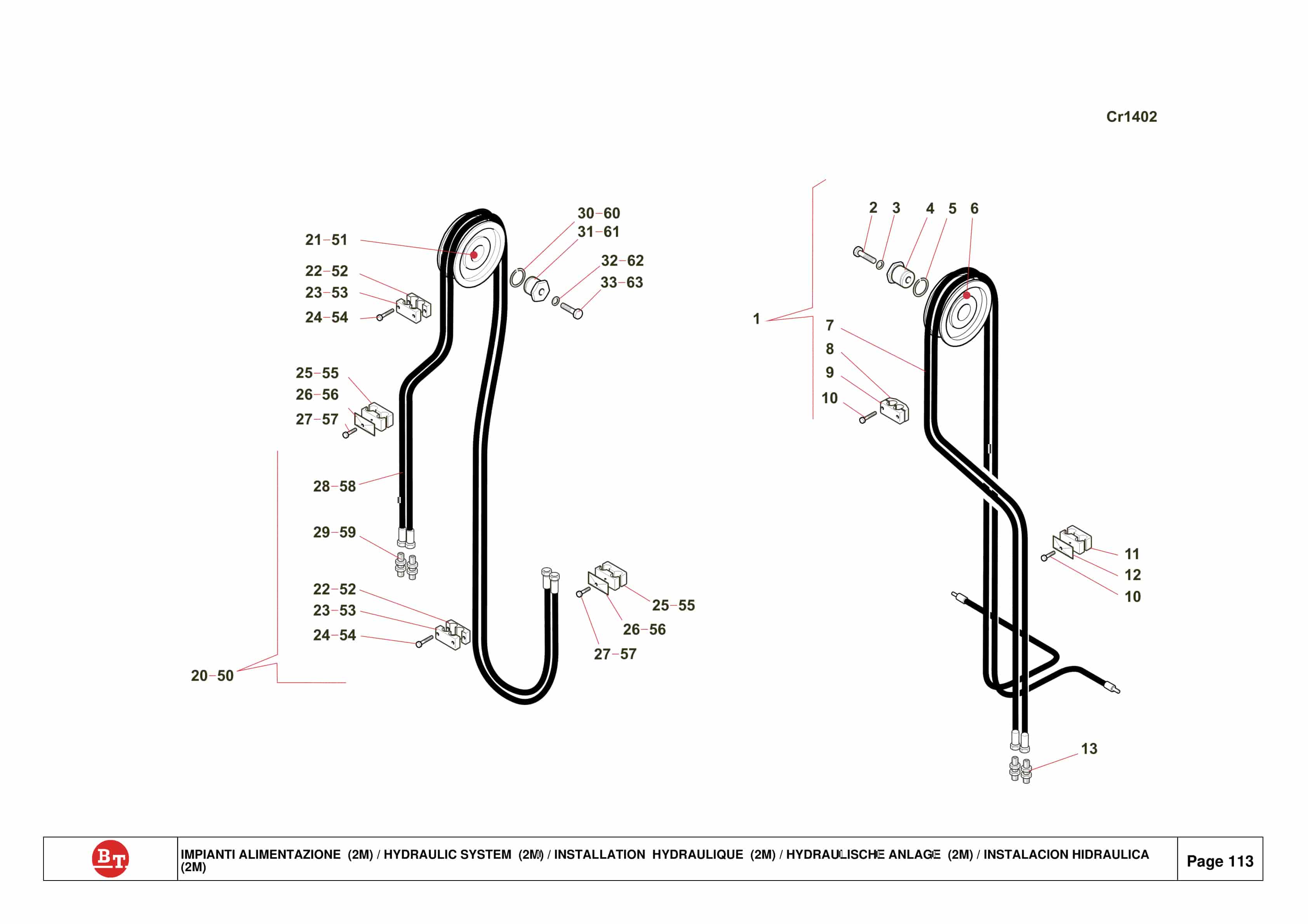 Alternative view of BT CARGO E-Series CBE 15T Spare Parts Catalog 0350157R1-0