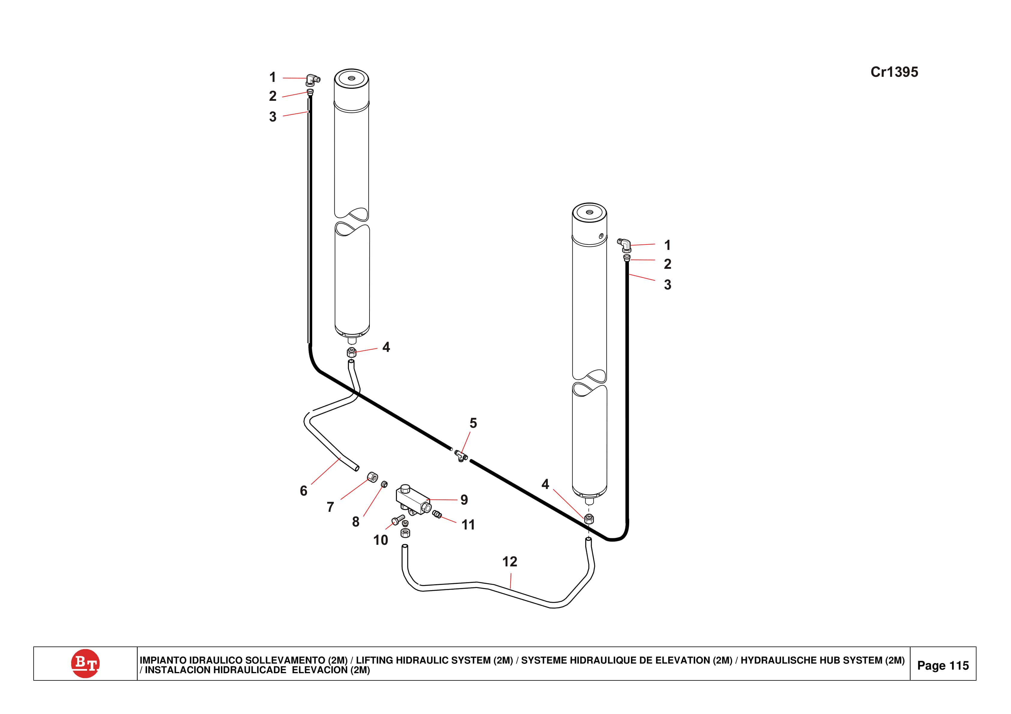 Alternative view of BT CARGO E-Series CBE 16L F Spare Parts Catalog 0350166R1-0