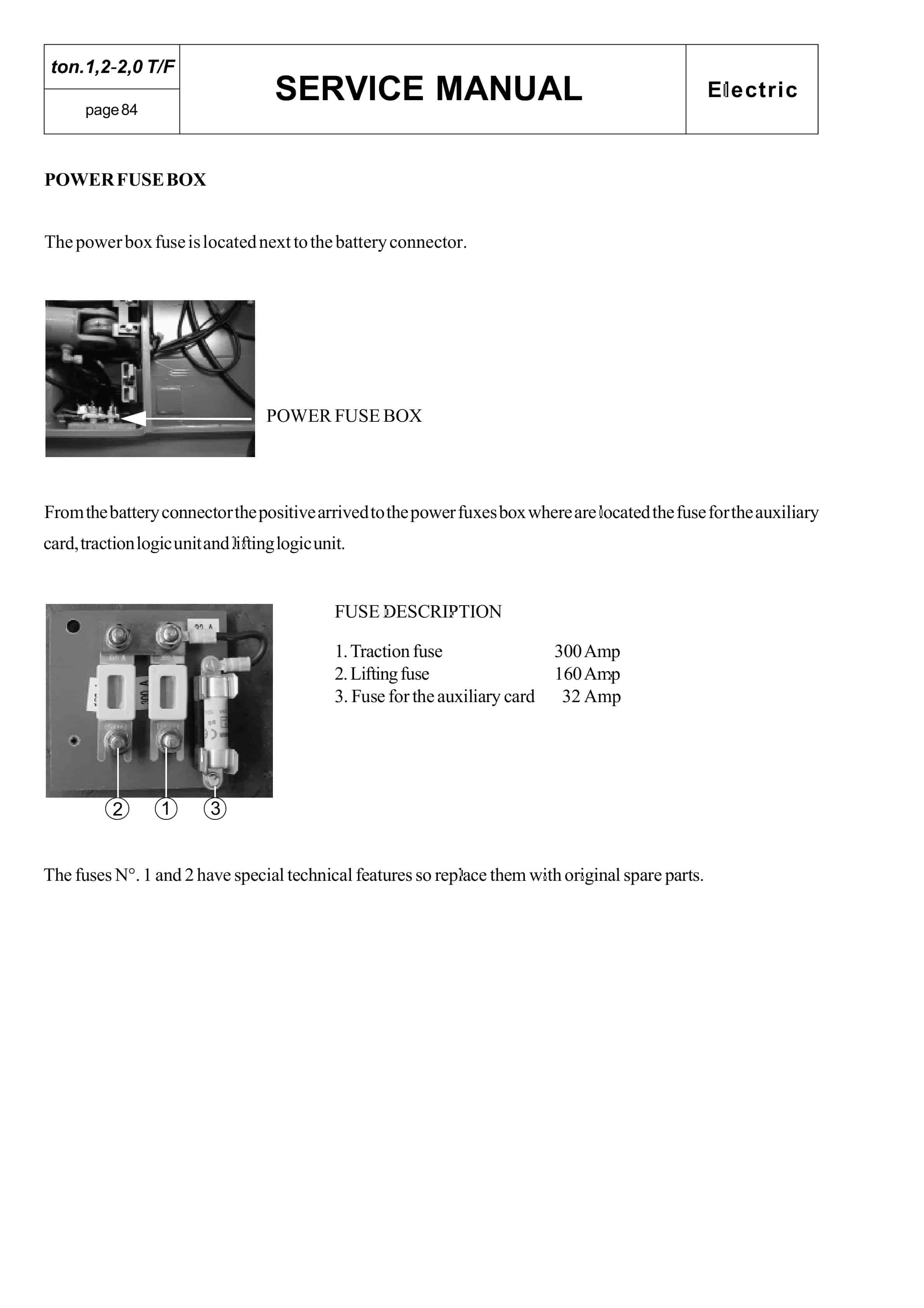 BT CBE 12T to CBE 20F Service Manual 036-0403-03-5