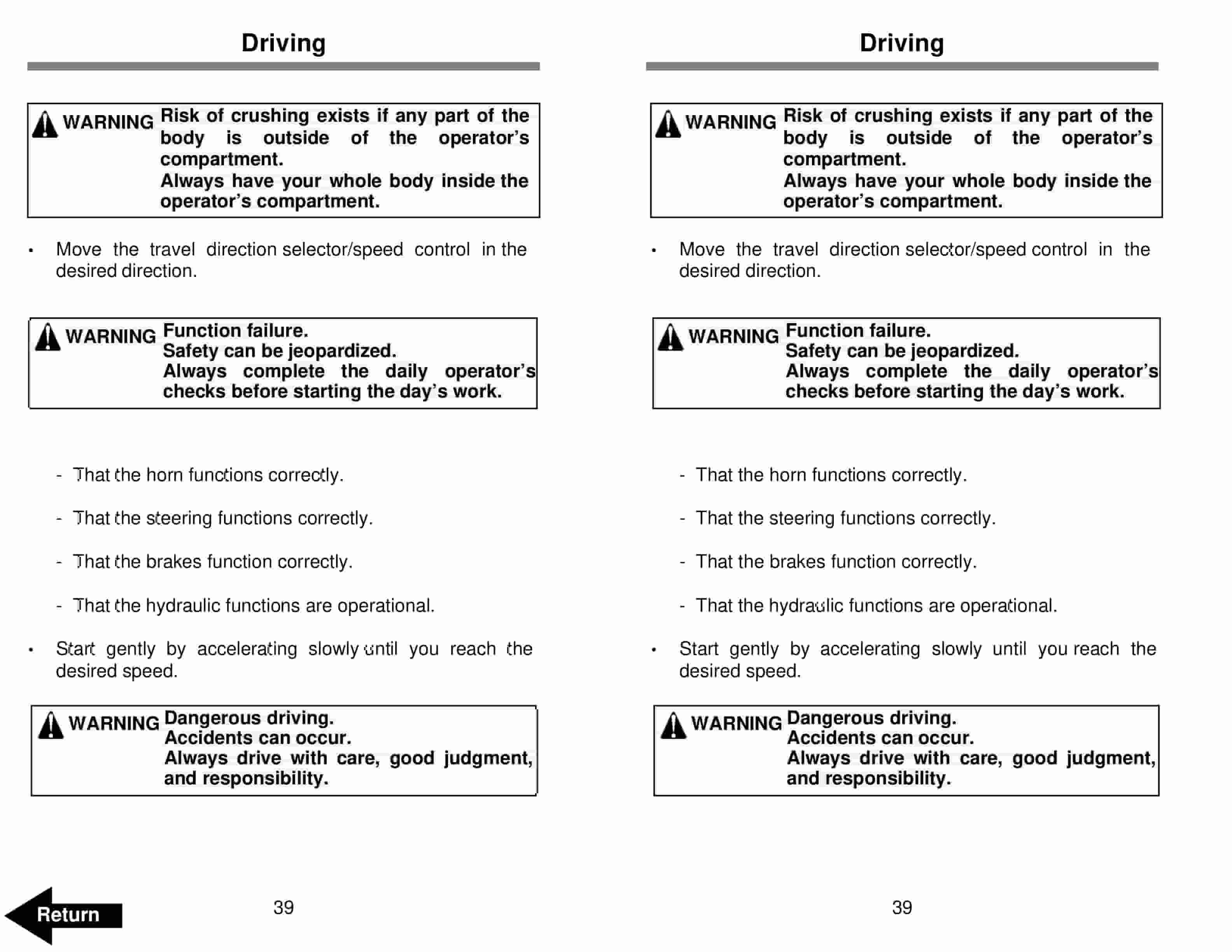Alternative view of BT CMX Electric Center Riding Pallet Truck Operator Manual 302823-004