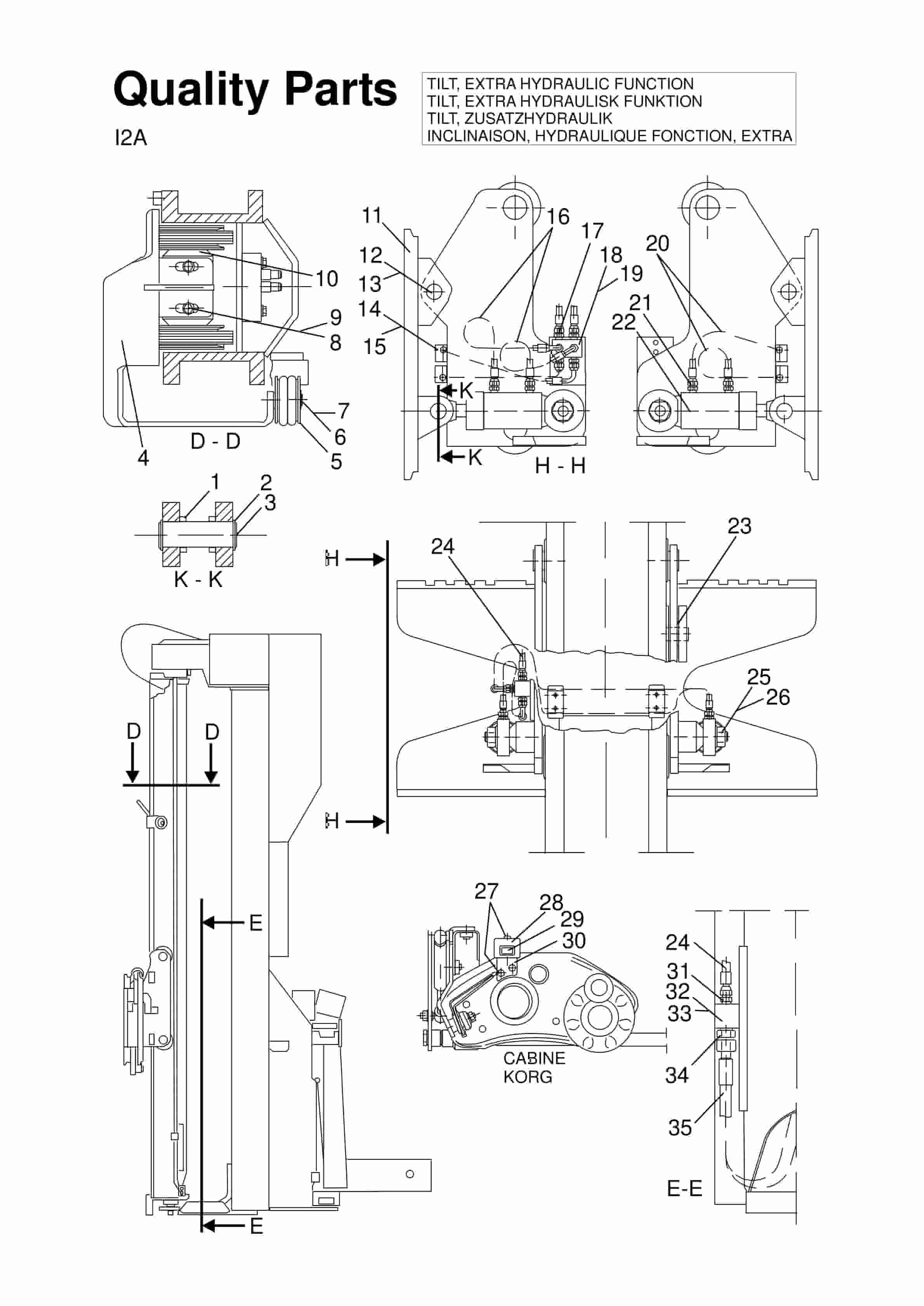 BT CTX 1300 SEi, CTX 1300 SEi SF, CTX H, CTX H SF Quality Parts 351030AA-3