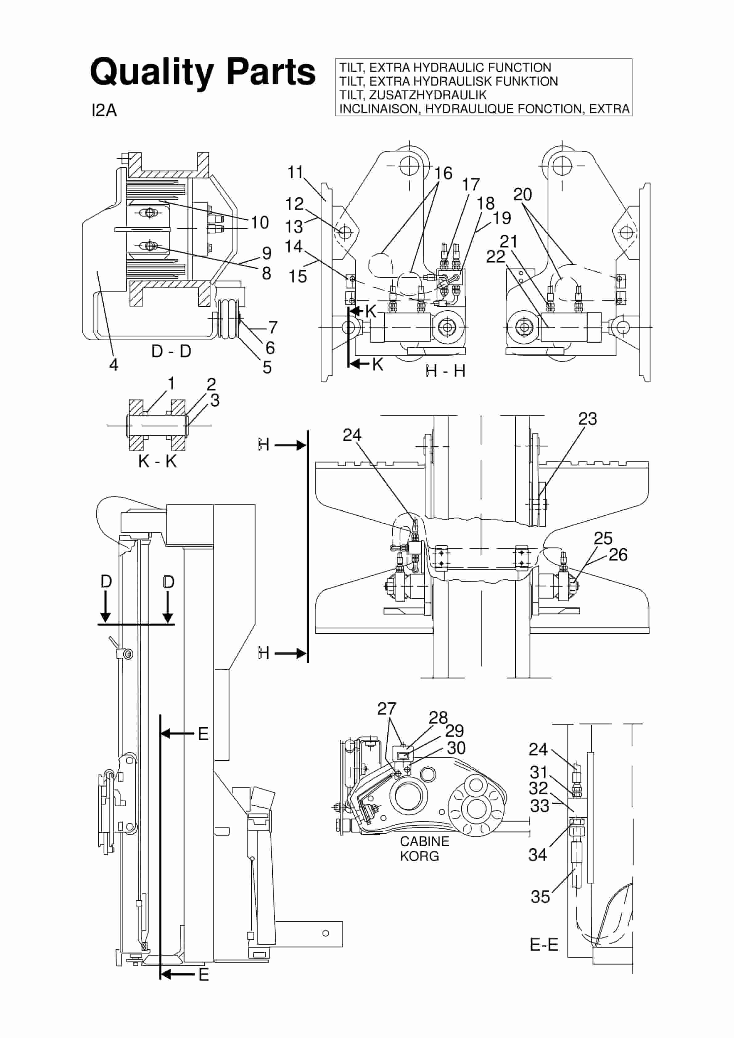 BT CTX 1300 SEi, CTX 1300 SEi SF, CTX H, CTX H SF Quality Parts 405451AA-3