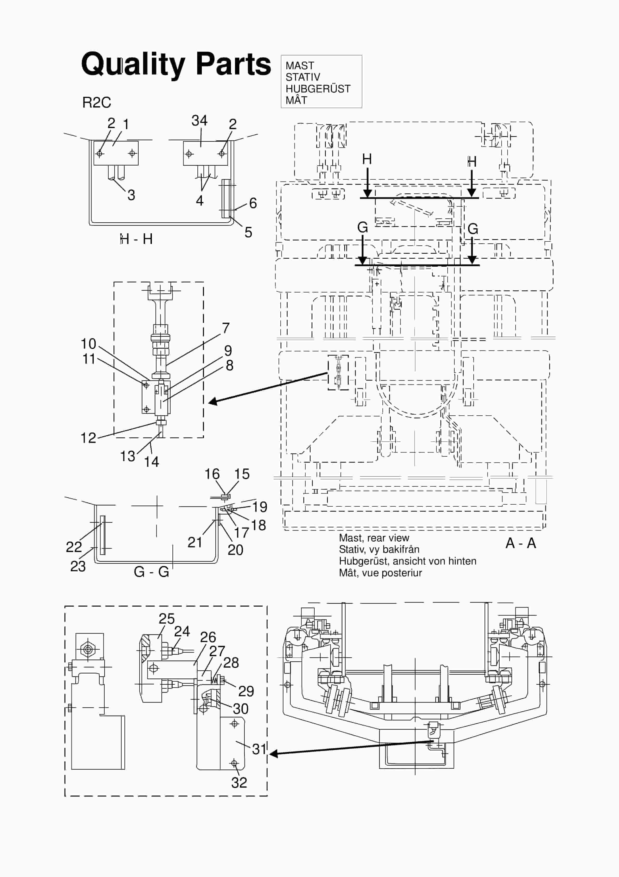 BT CTX 1300 SEi, CTX 1300 SEi SF, CTX H, CTX H SF Quality Parts 405451AA-5