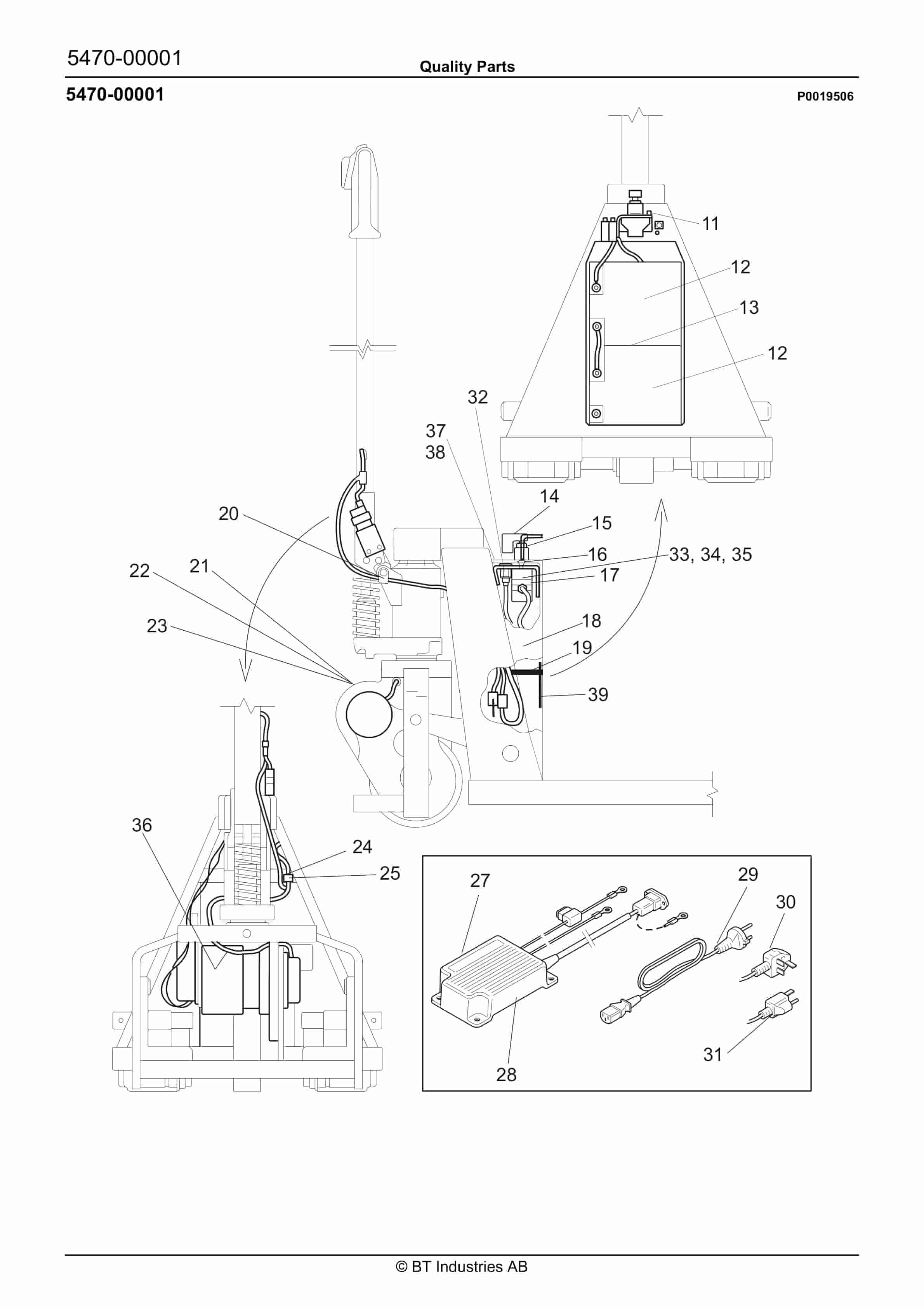 BT LHT100, LHT100U Quality Parts 223050-2