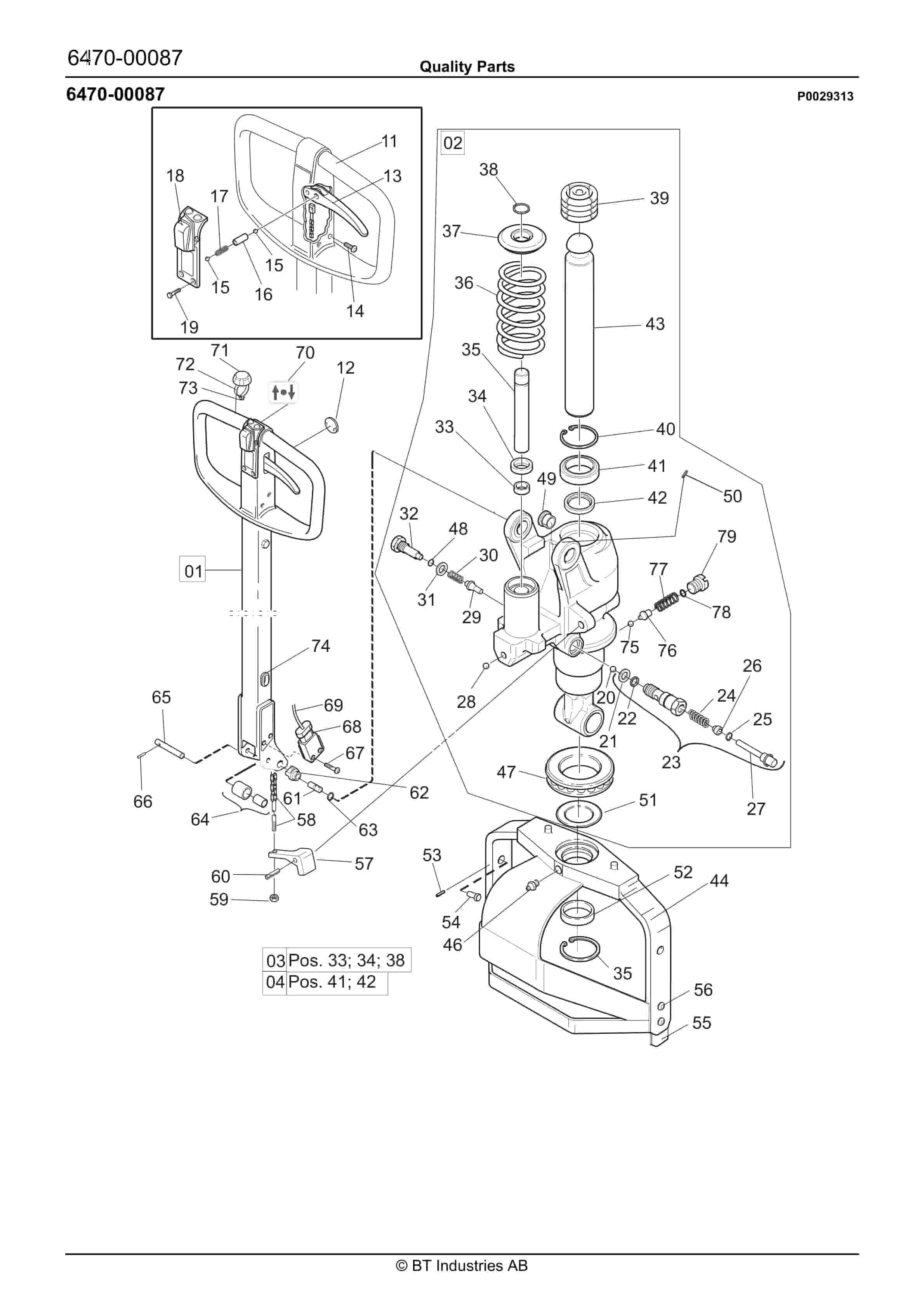 BT LHT100, LHT100U Quality Parts 232317-4