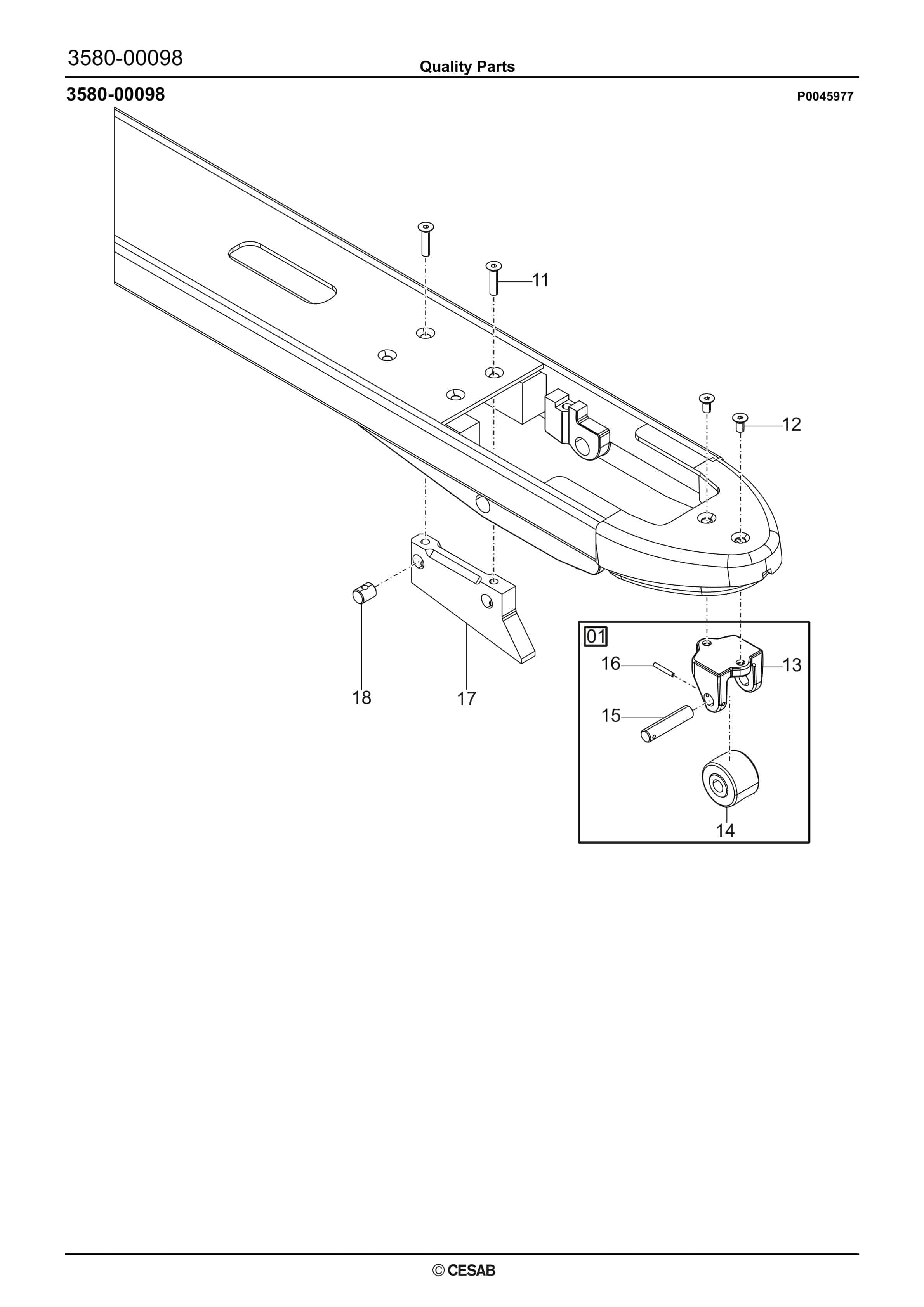 Alternative view of BT LPE200, LPE220, LPE250 Quality Parts 7556564