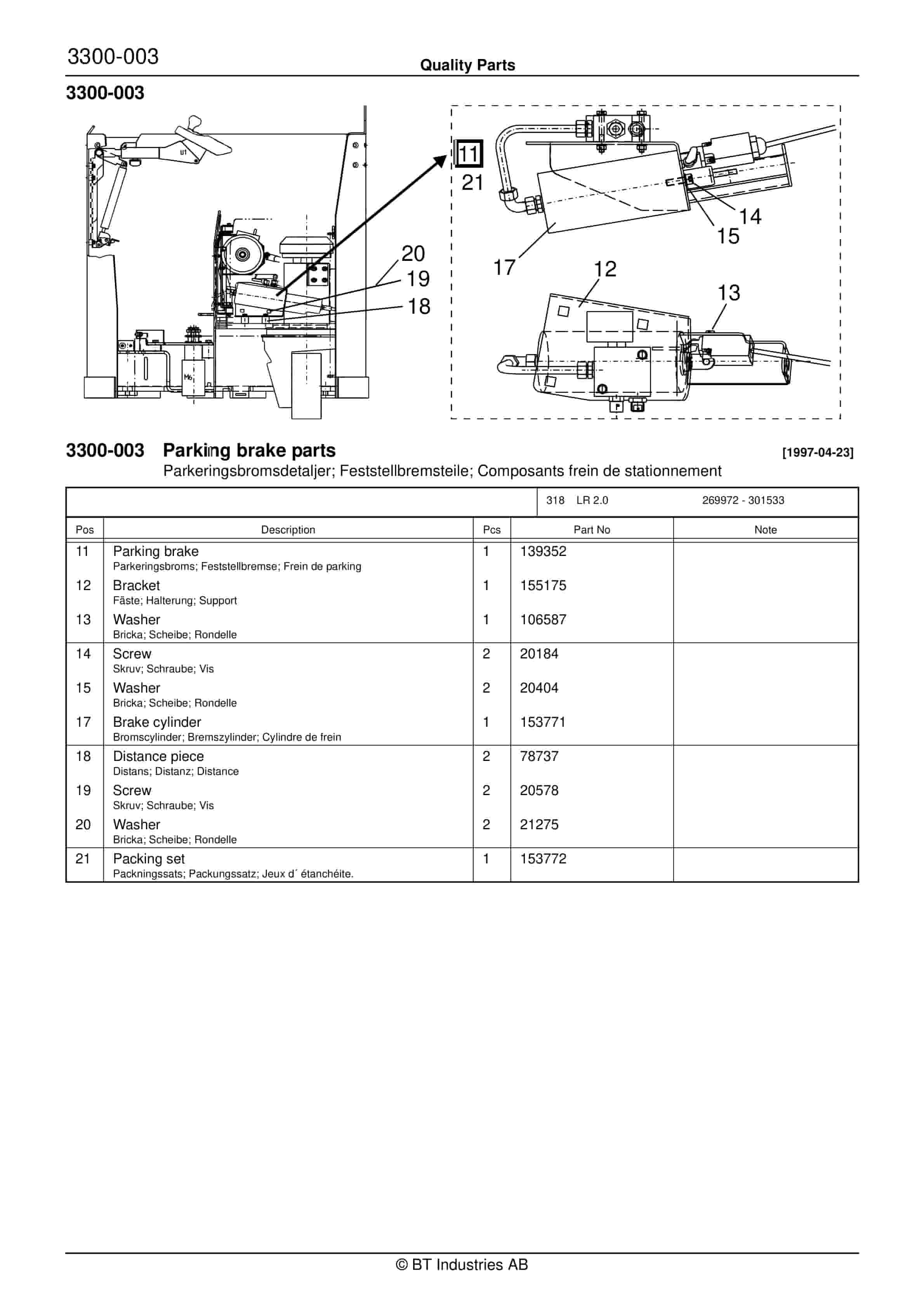 Alternative view of BT LR 2.0 Quality Parts 153728
