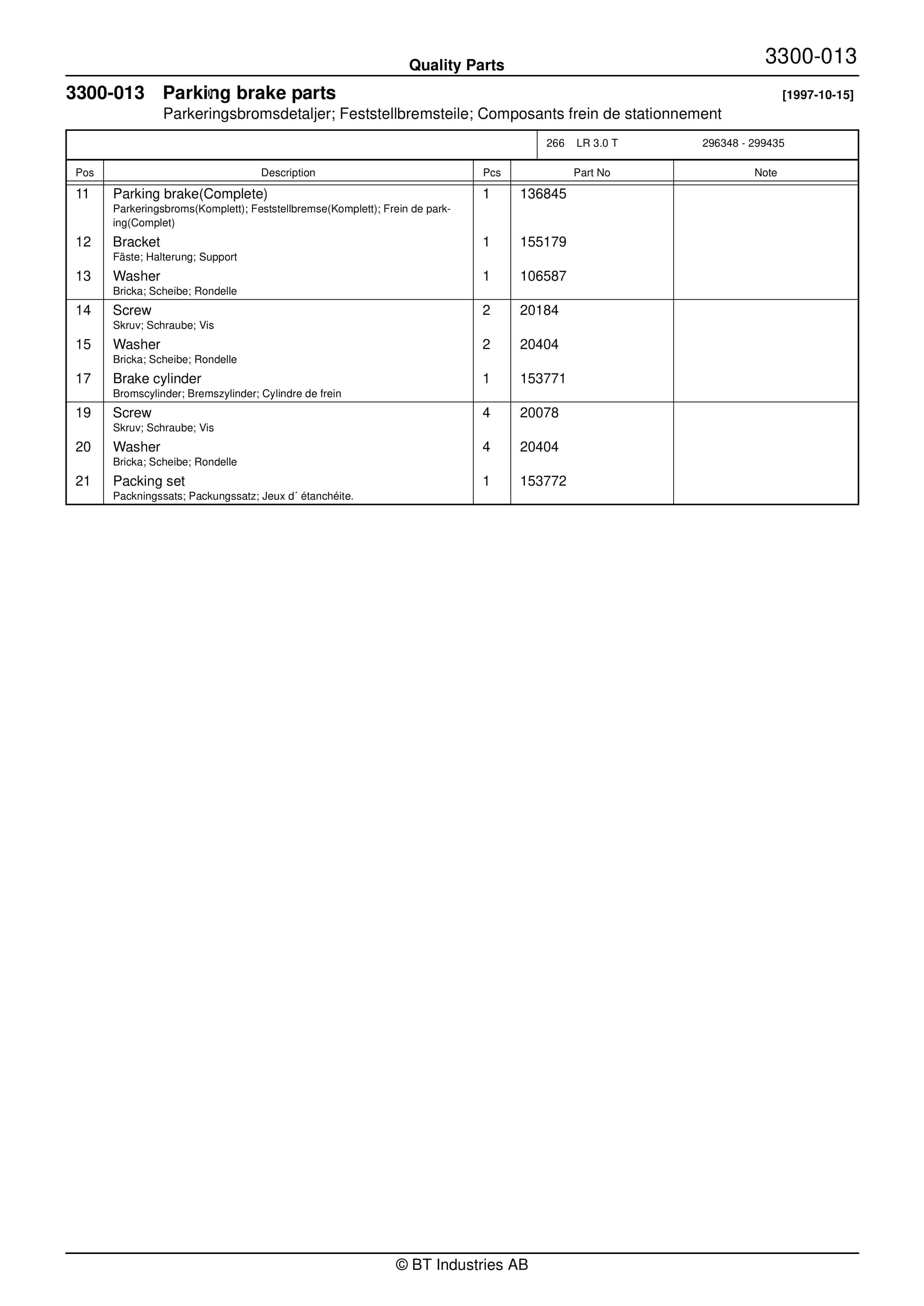 Alternative view of BT LR 3.0 T Quality Parts 185929