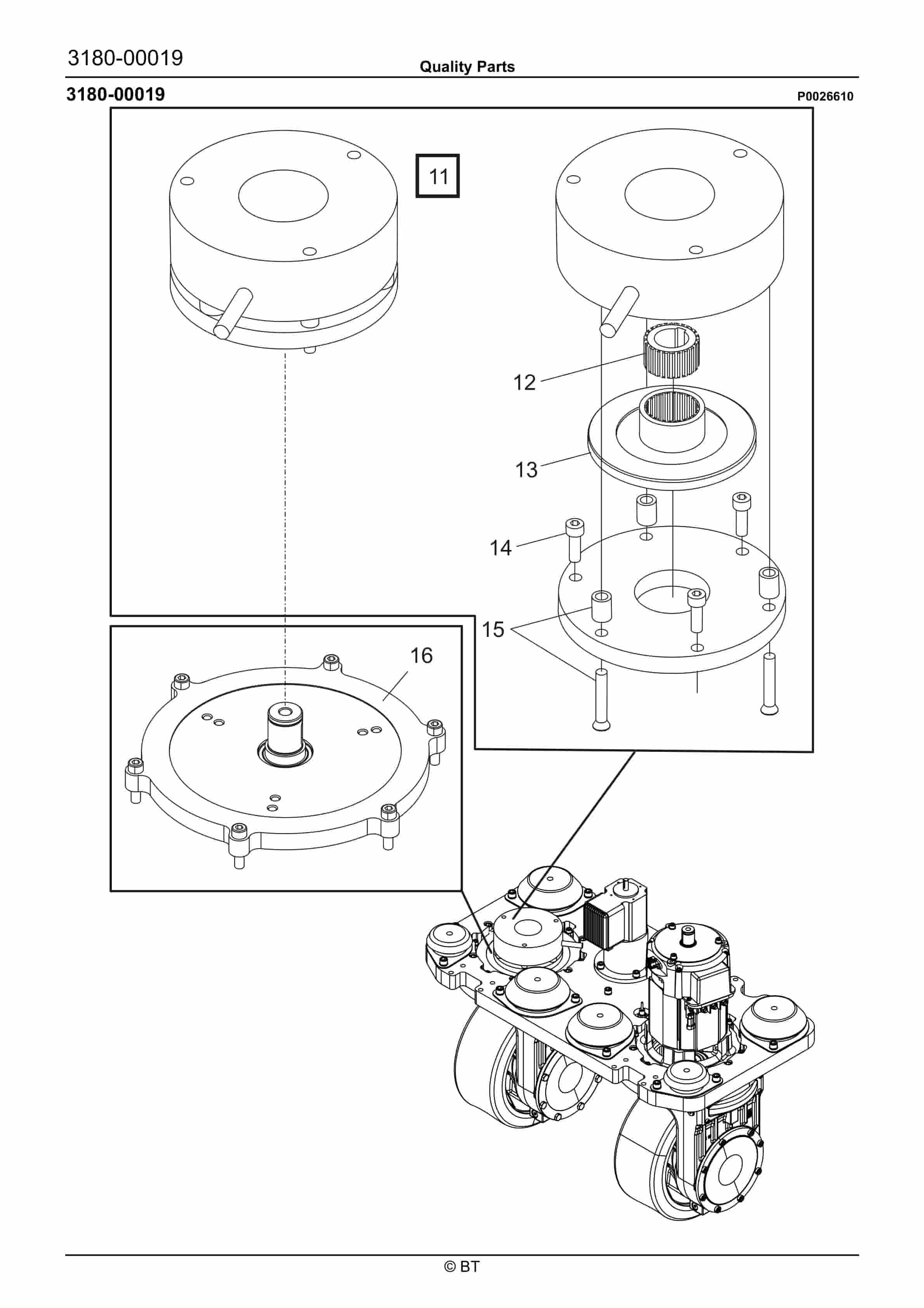Alternative view of BT LRE300 Quality Parts 7506200