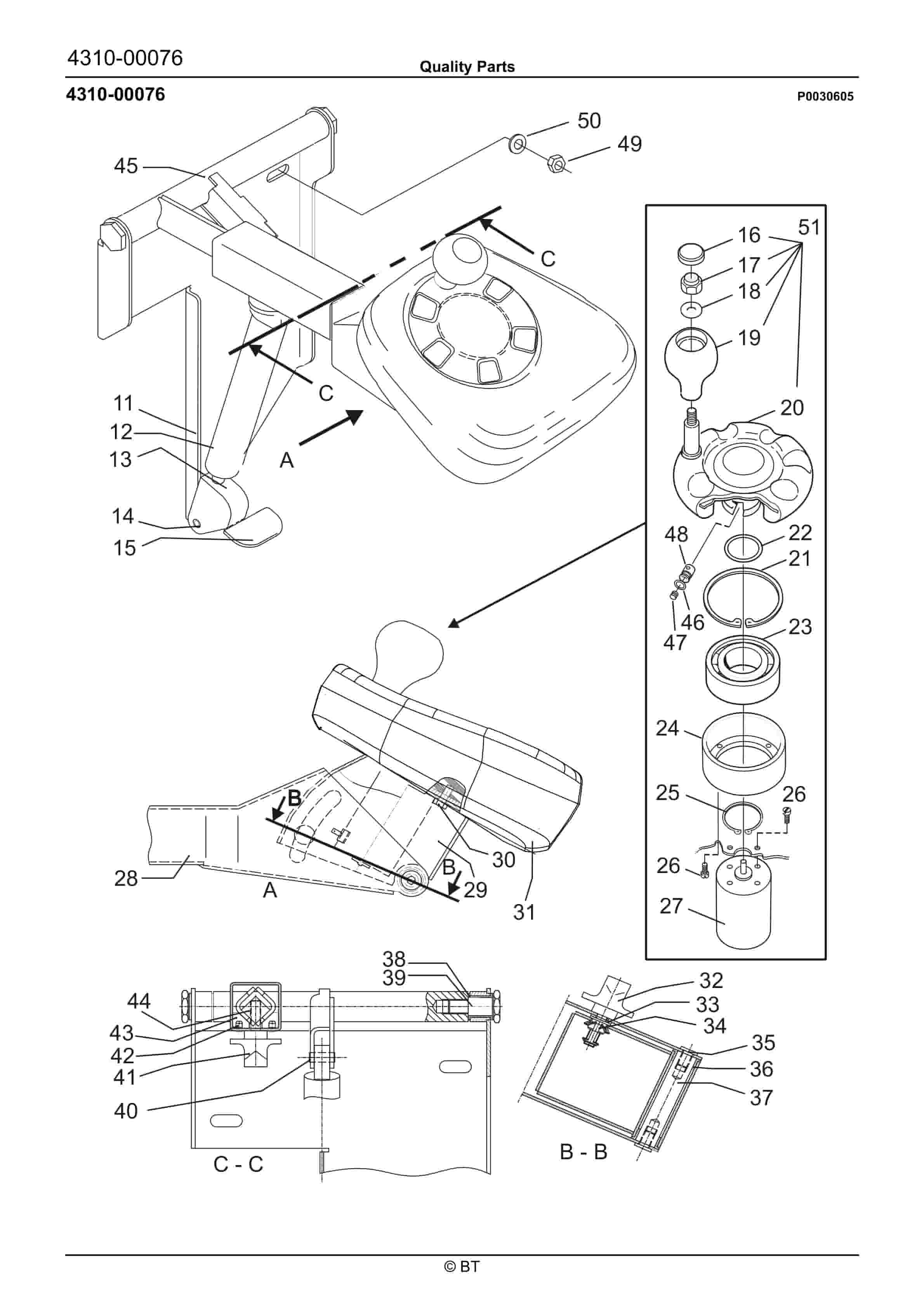 Alternative view of BT LRE300T Quality Parts 7521142