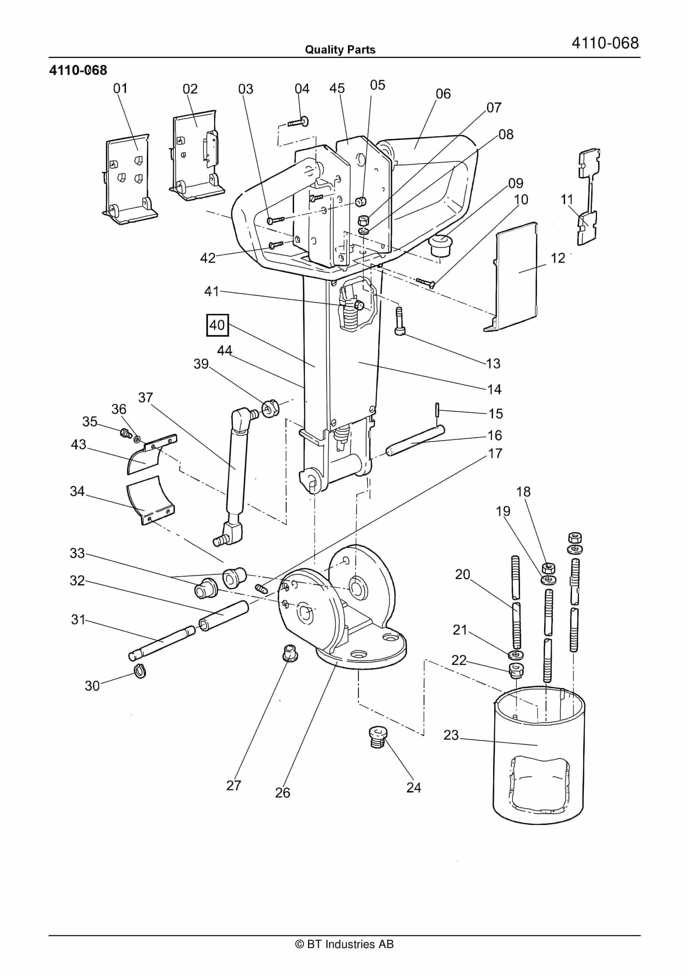 Alternative view of BT LT 2200, LT 2200-8 Quality Parts 164436