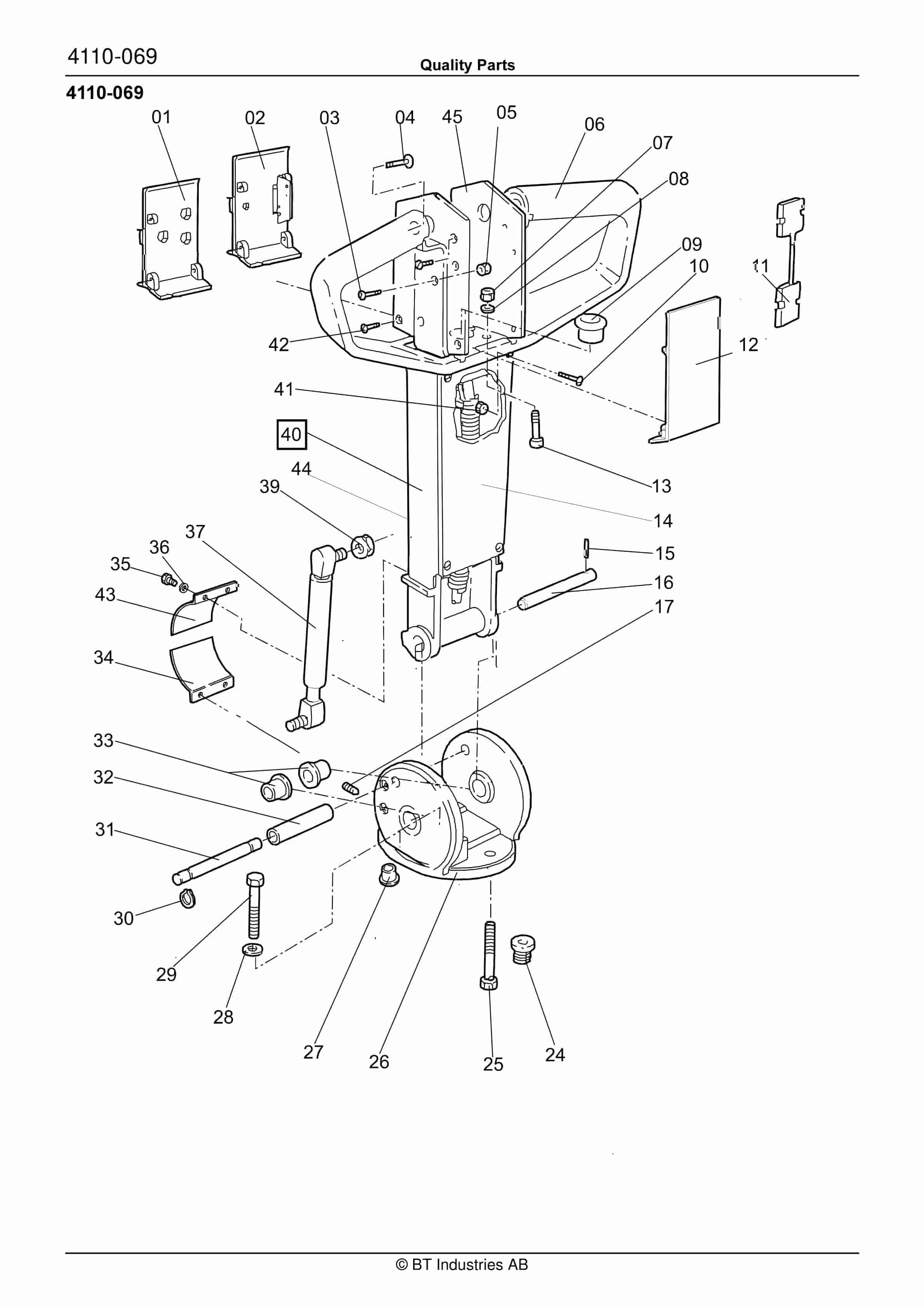 Alternative view of BT LT 2200, LT 2200-8 Quality Parts 166627
