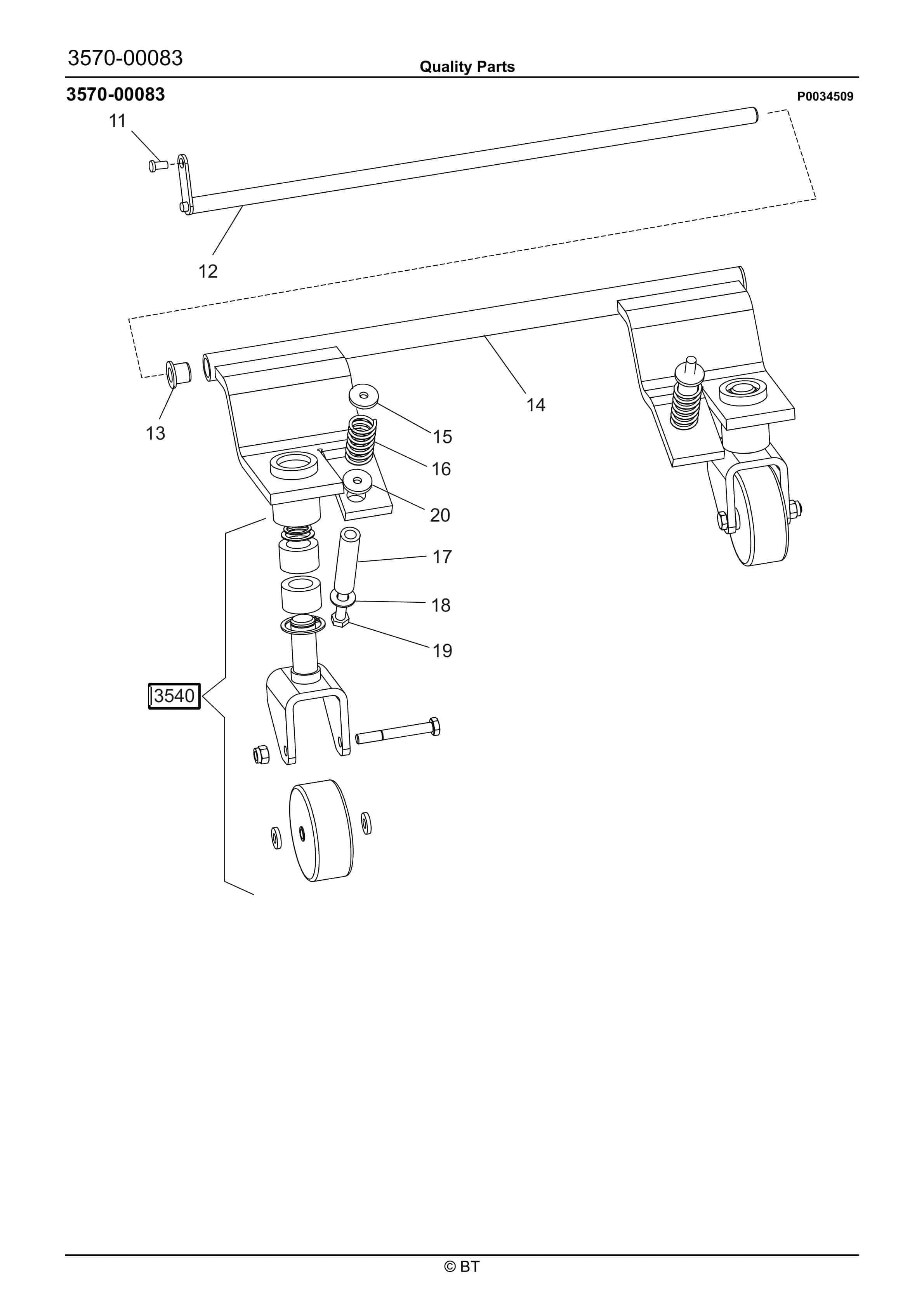 Alternative view of BT LWE130 Quality Parts 7521227