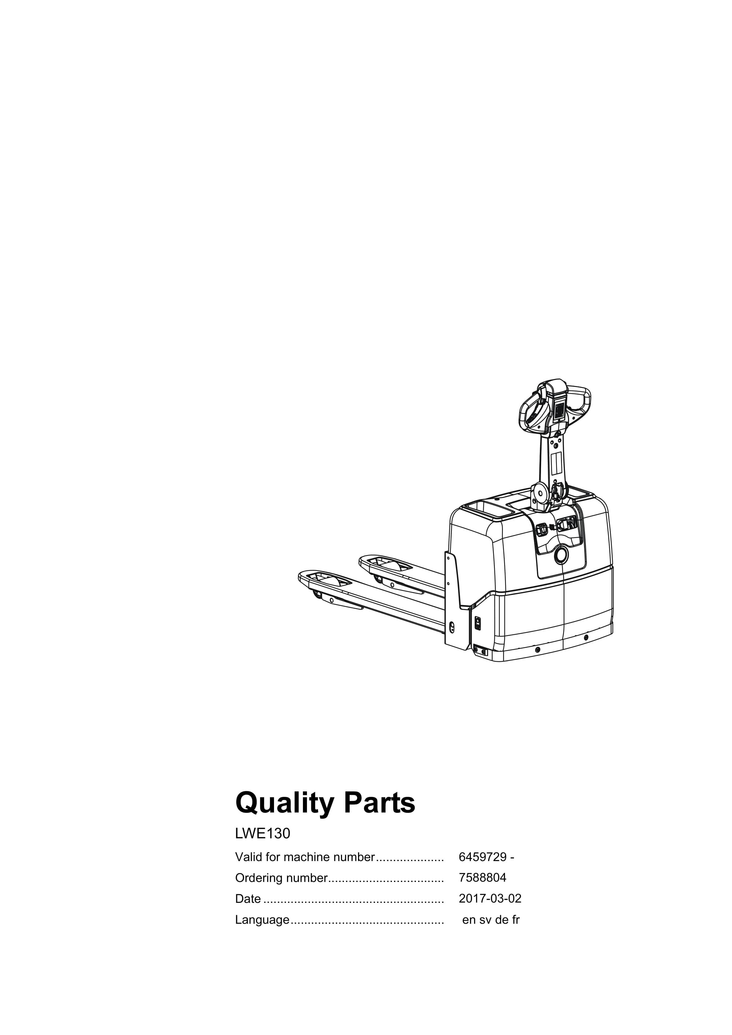BT LWE130 Quality Parts 7588804