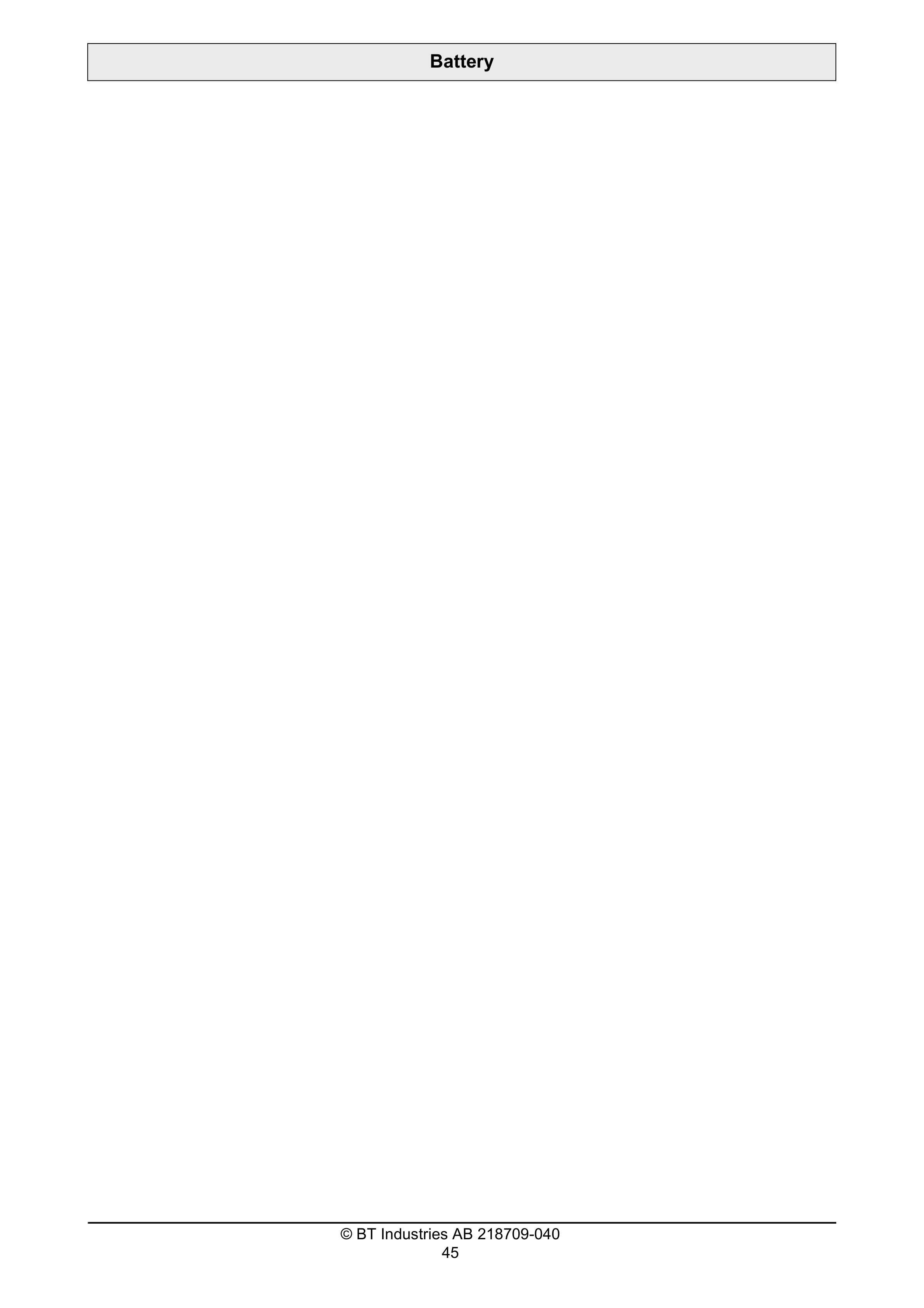 BT LWE180, LWE200 Operator Manual 218709-040 3 BT LWE180, LWE200 Operator Manual 218709-040 - Image 3