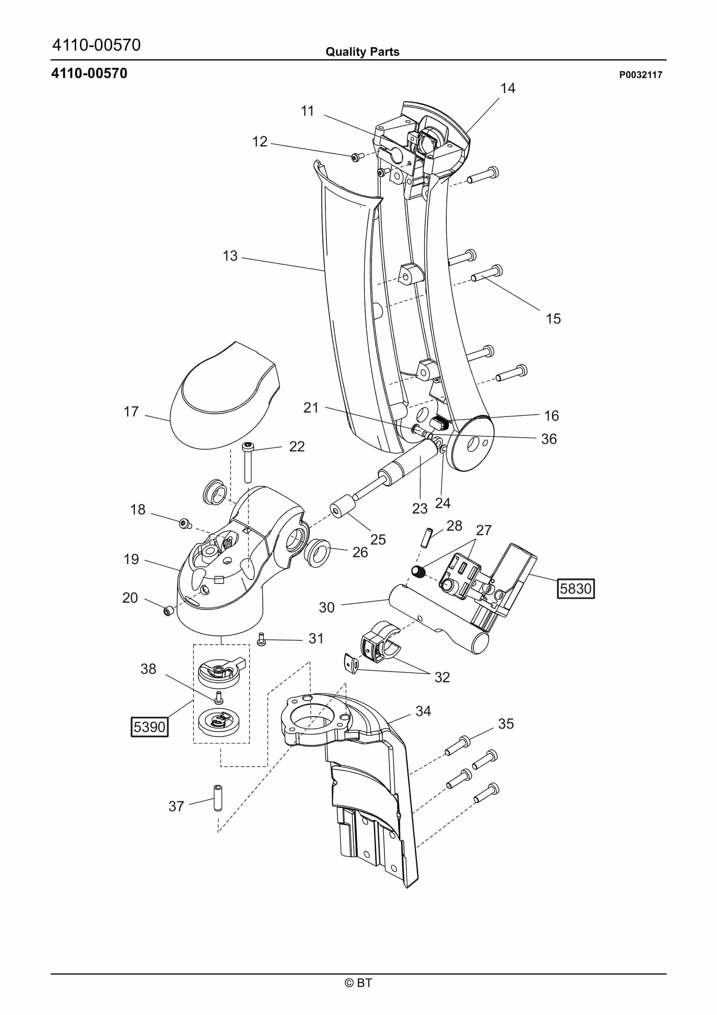 Alternative view of BT LWE250 Quality Parts 7508930
