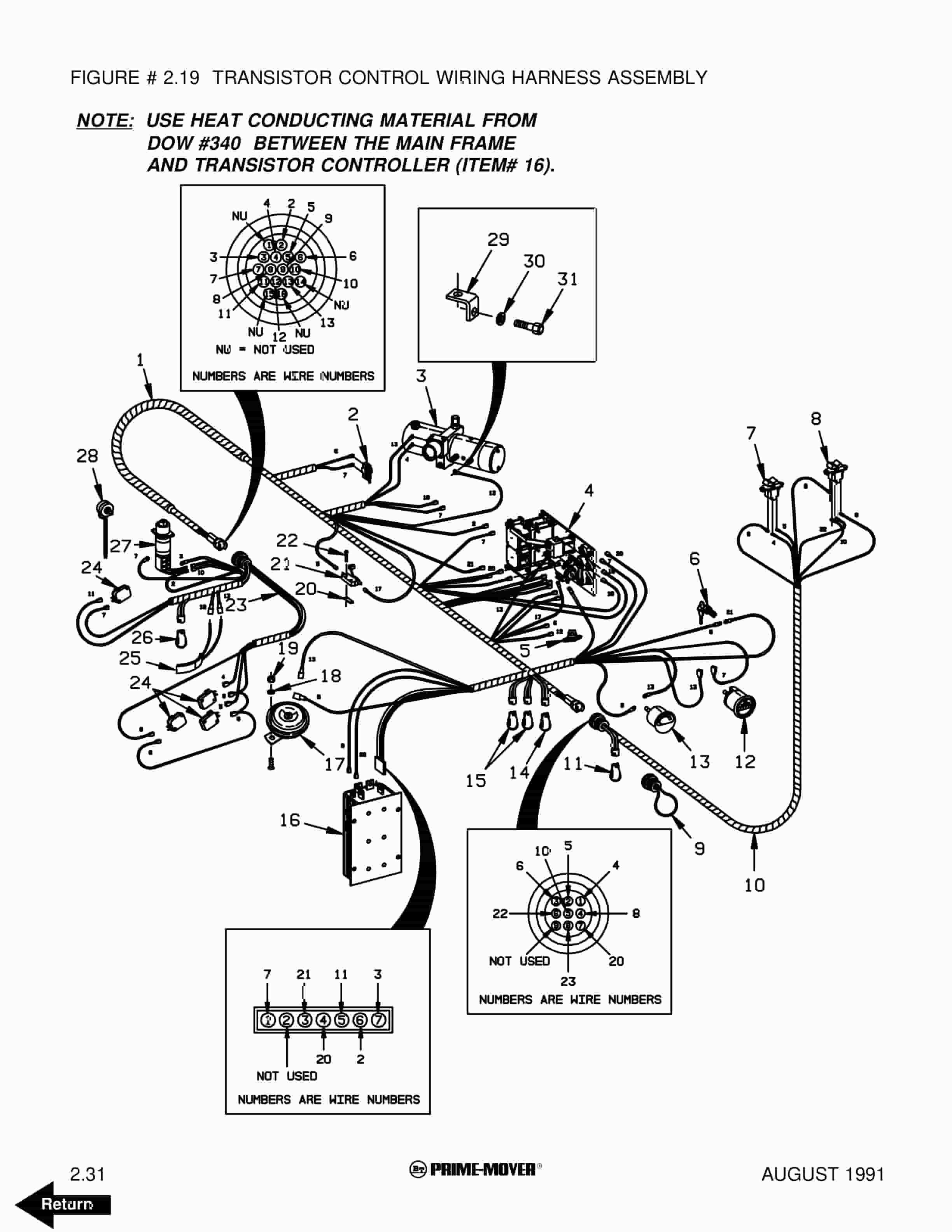 Alternative view of BT MX-65, RX-65 Electric Low Lift Pallet Truck Parts Manual 301444-000