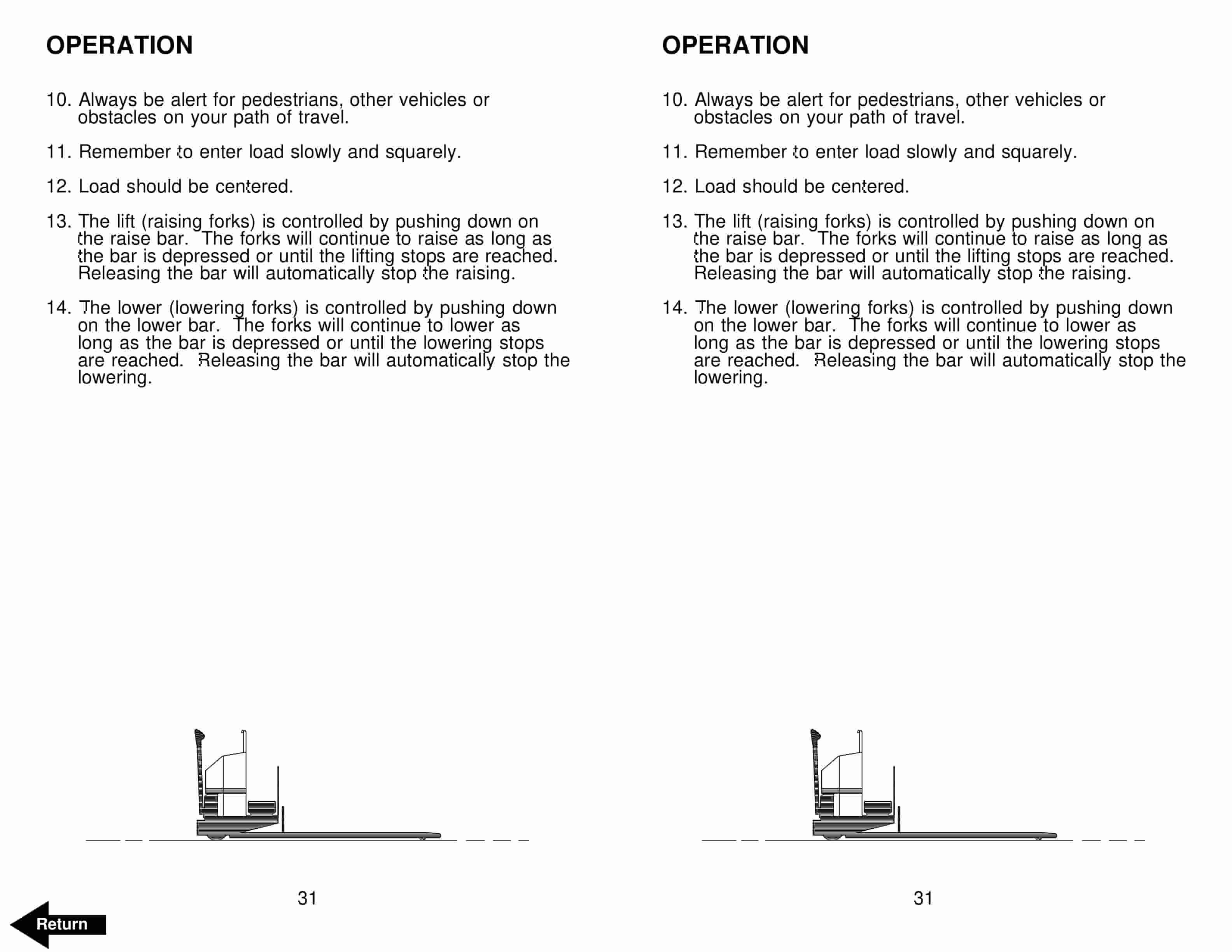 BT MX-80 Electric Low Lift Pallet Truck Operator Manual 9202 301650-000 4 BT MX-80 Electric Low Lift Pallet Truck Operator Manual 9202 301650-000 - Image 4