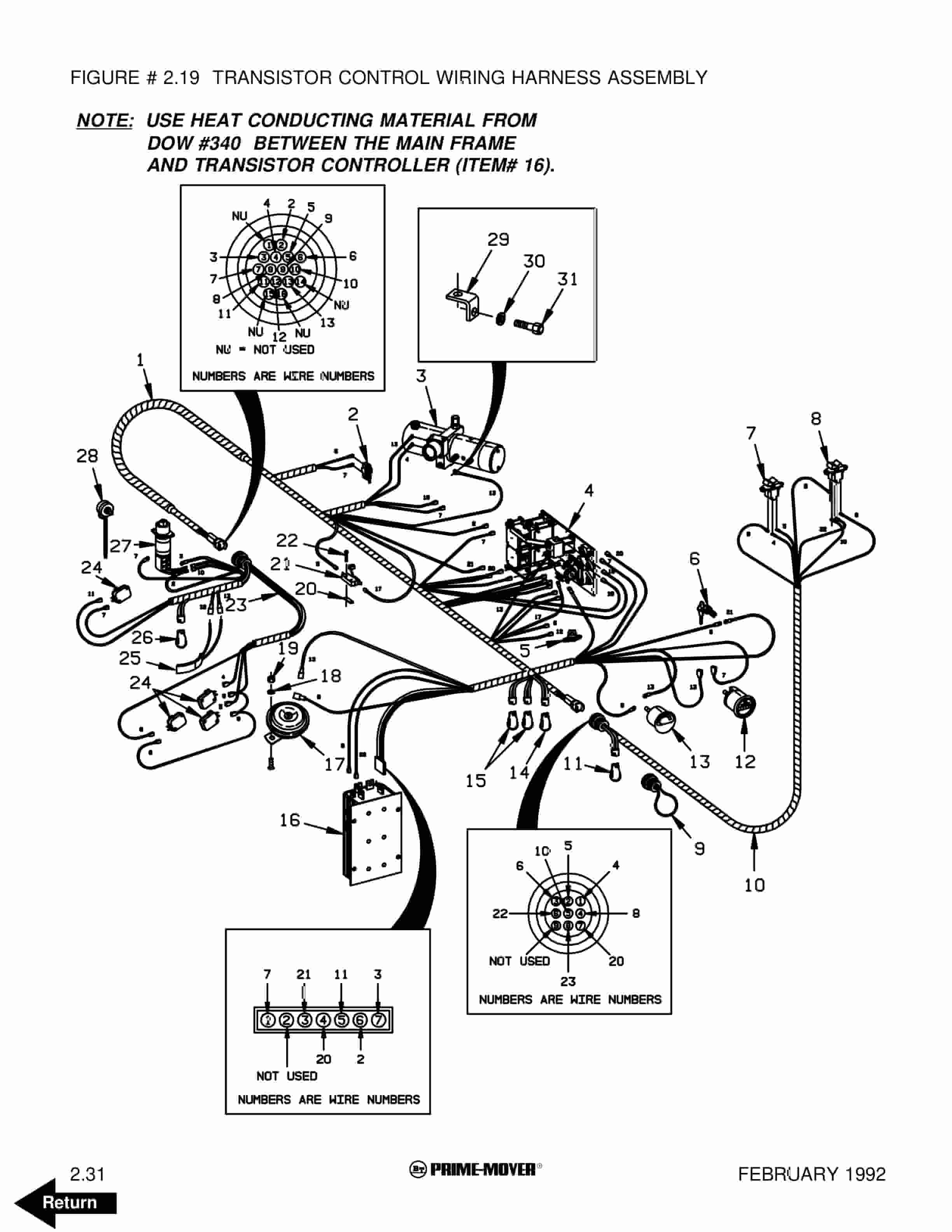 Alternative view of BT MX-80 Electric Pallet Truck Parts Manual 301649-000