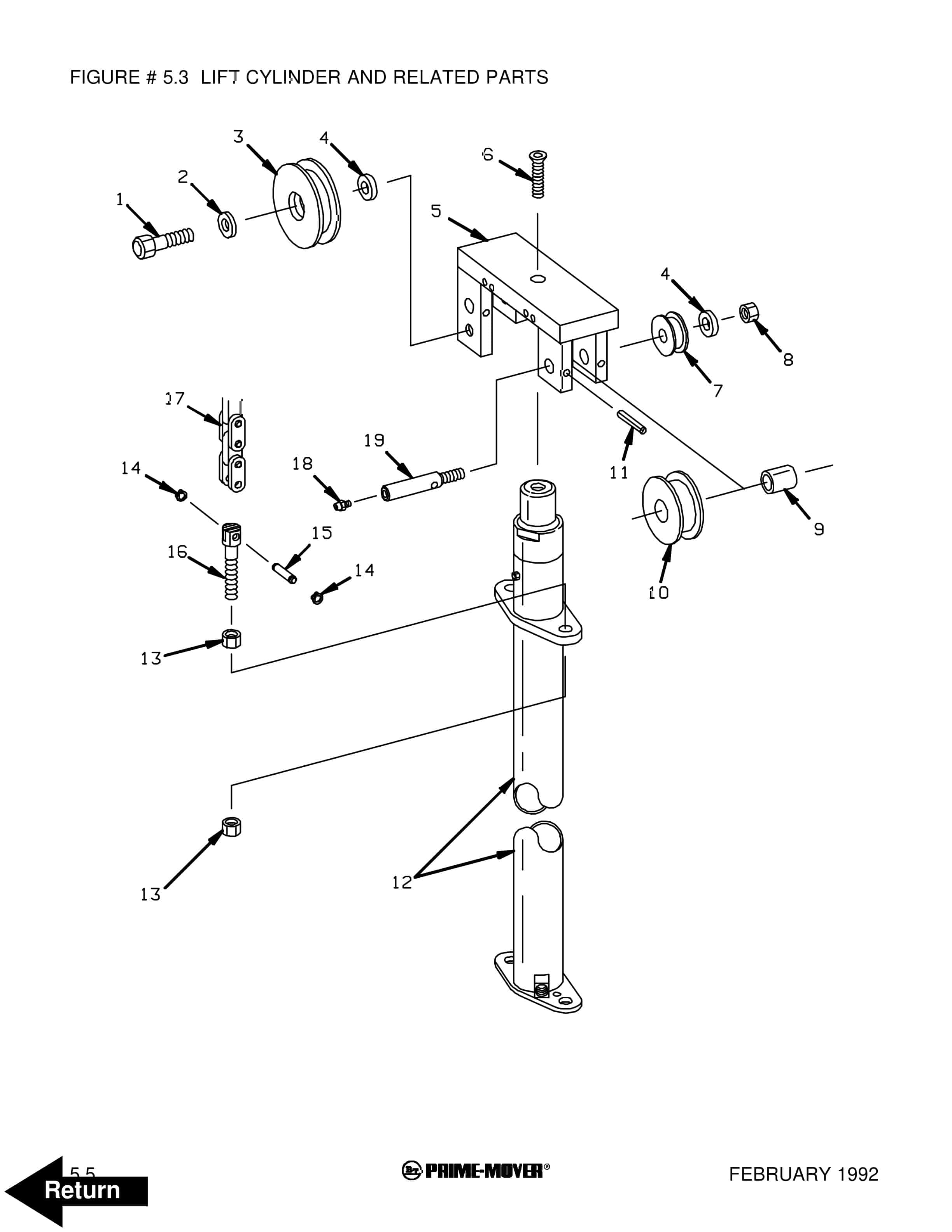 BT OE-15C Electric Order Selector Parts List Reference 301593-000-5
