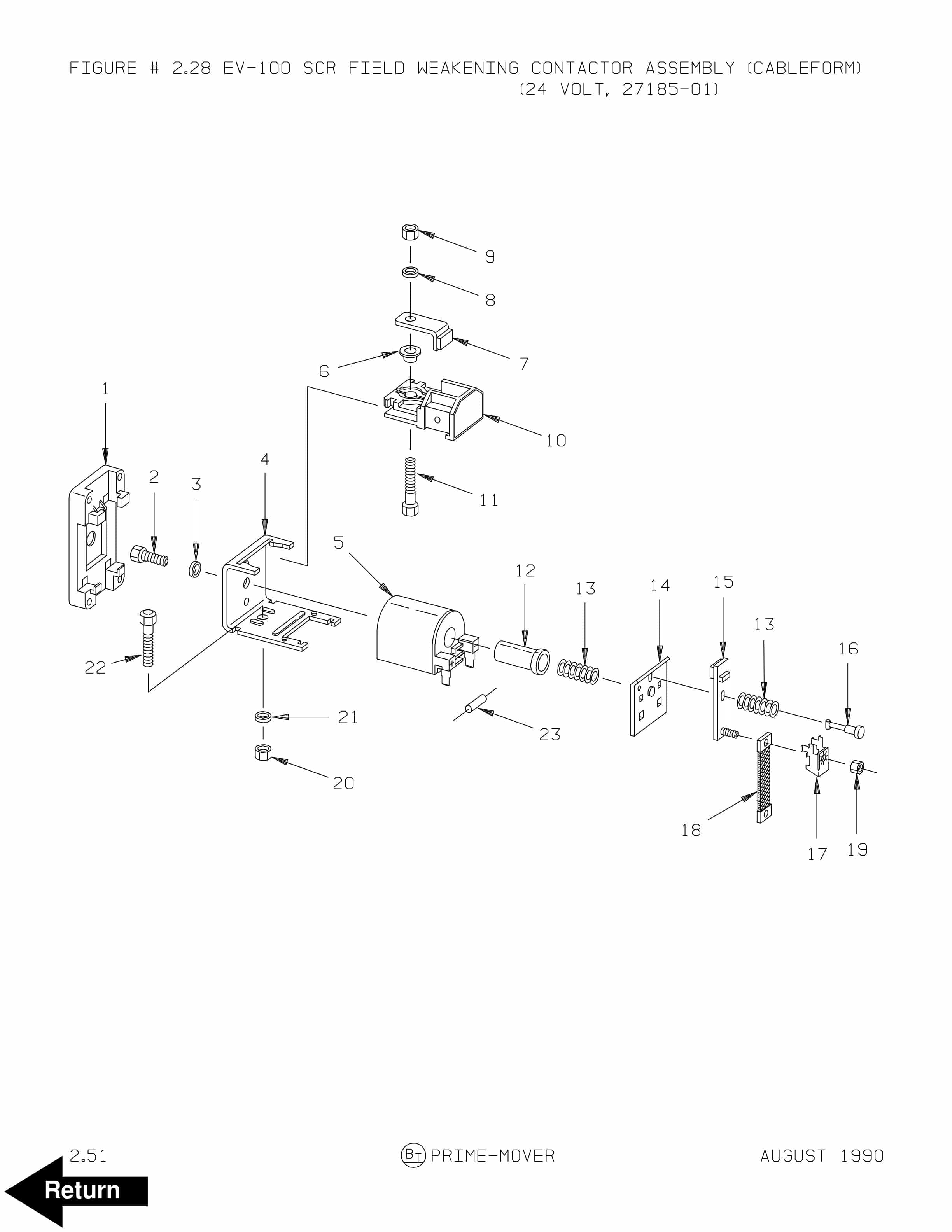 Alternative view of BT OE-15C Electric Order Selector Parts Manual 300338-000