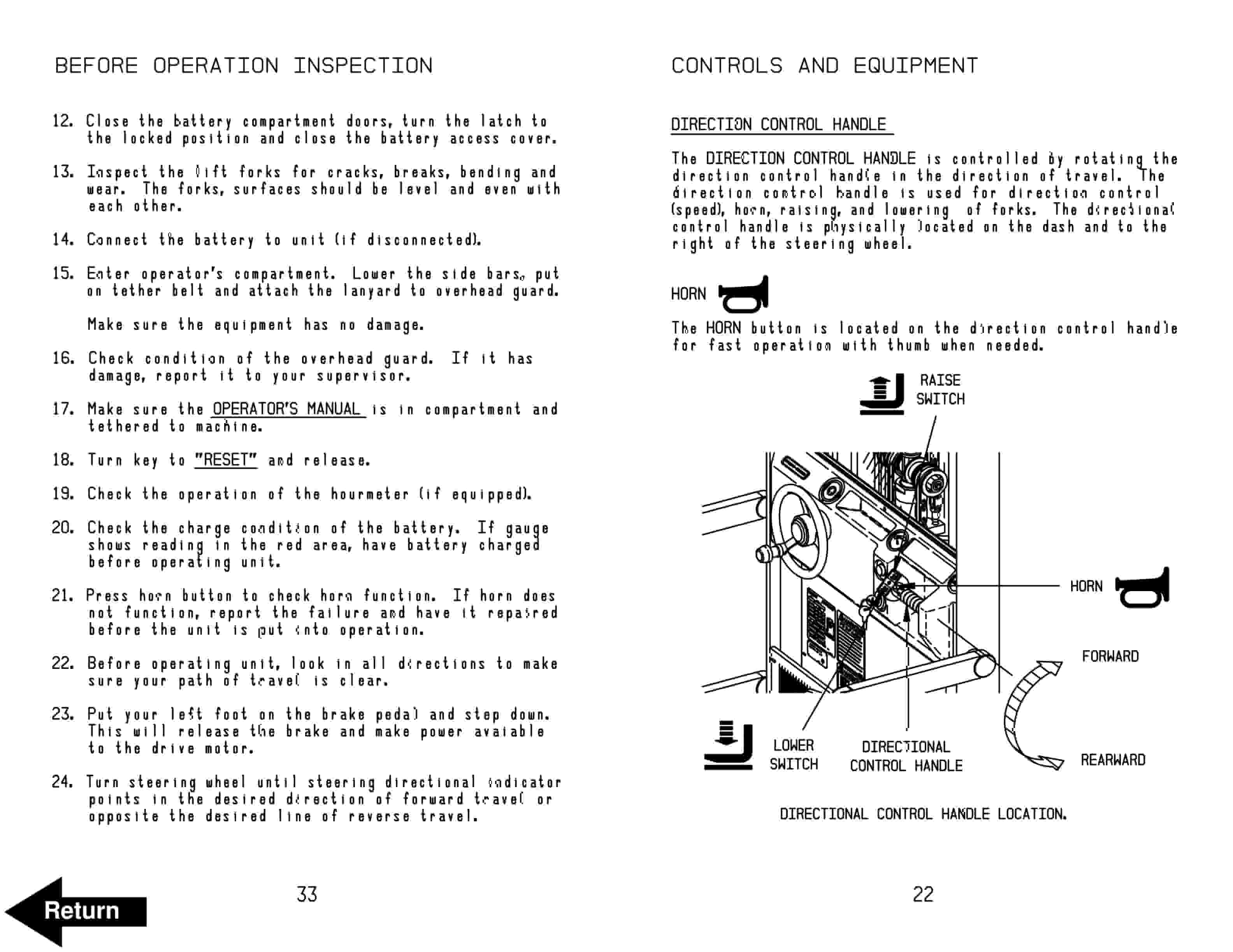 BT OE-35 Electric Order Selector Operator Manual 29296-00 5 BT OE-35 Electric Order Selector Operator Manual 29296-00 - Image 5