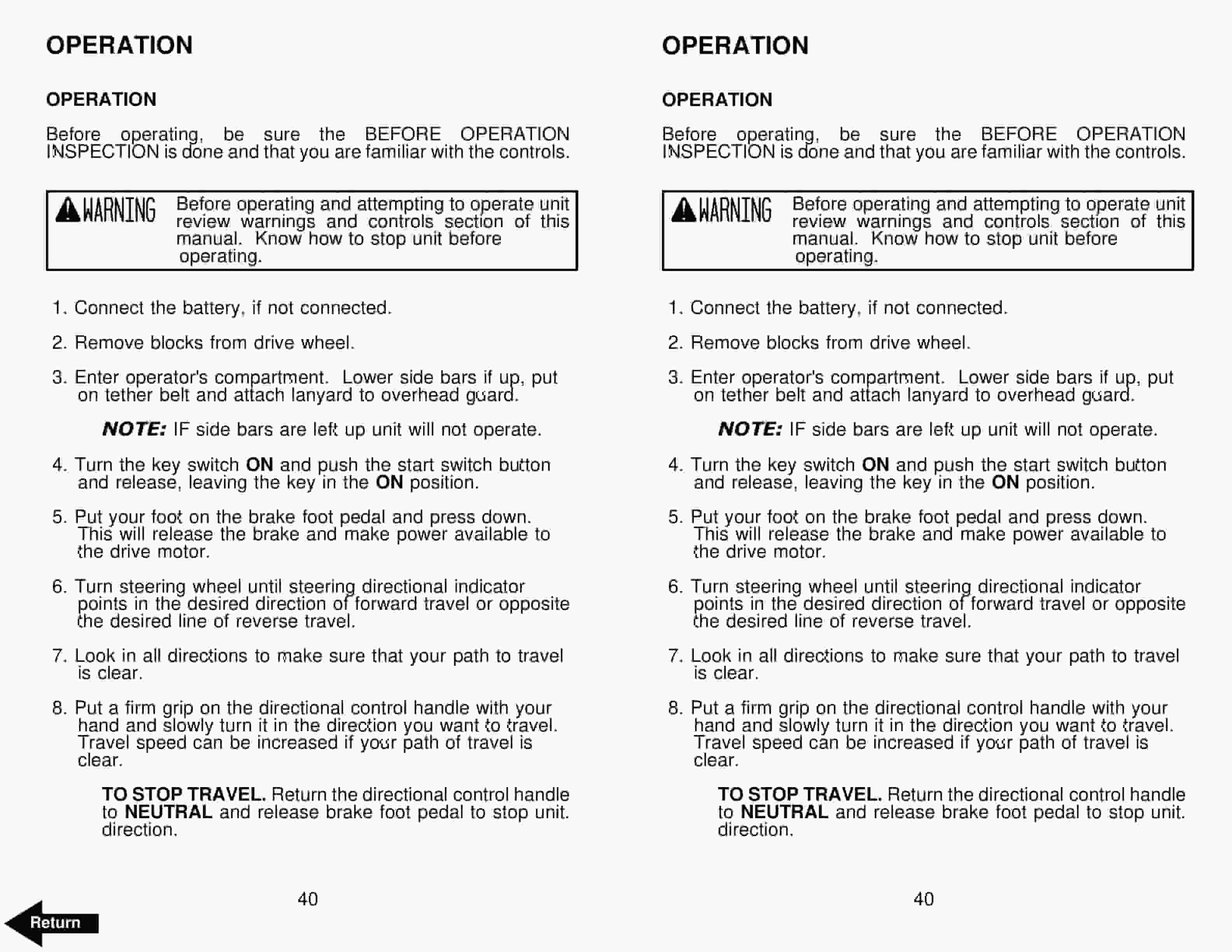 BT OE-35 Electric Order Selector Operator Manual 29296-01 4 BT OE-35 Electric Order Selector Operator Manual 29296-01 - Image 4