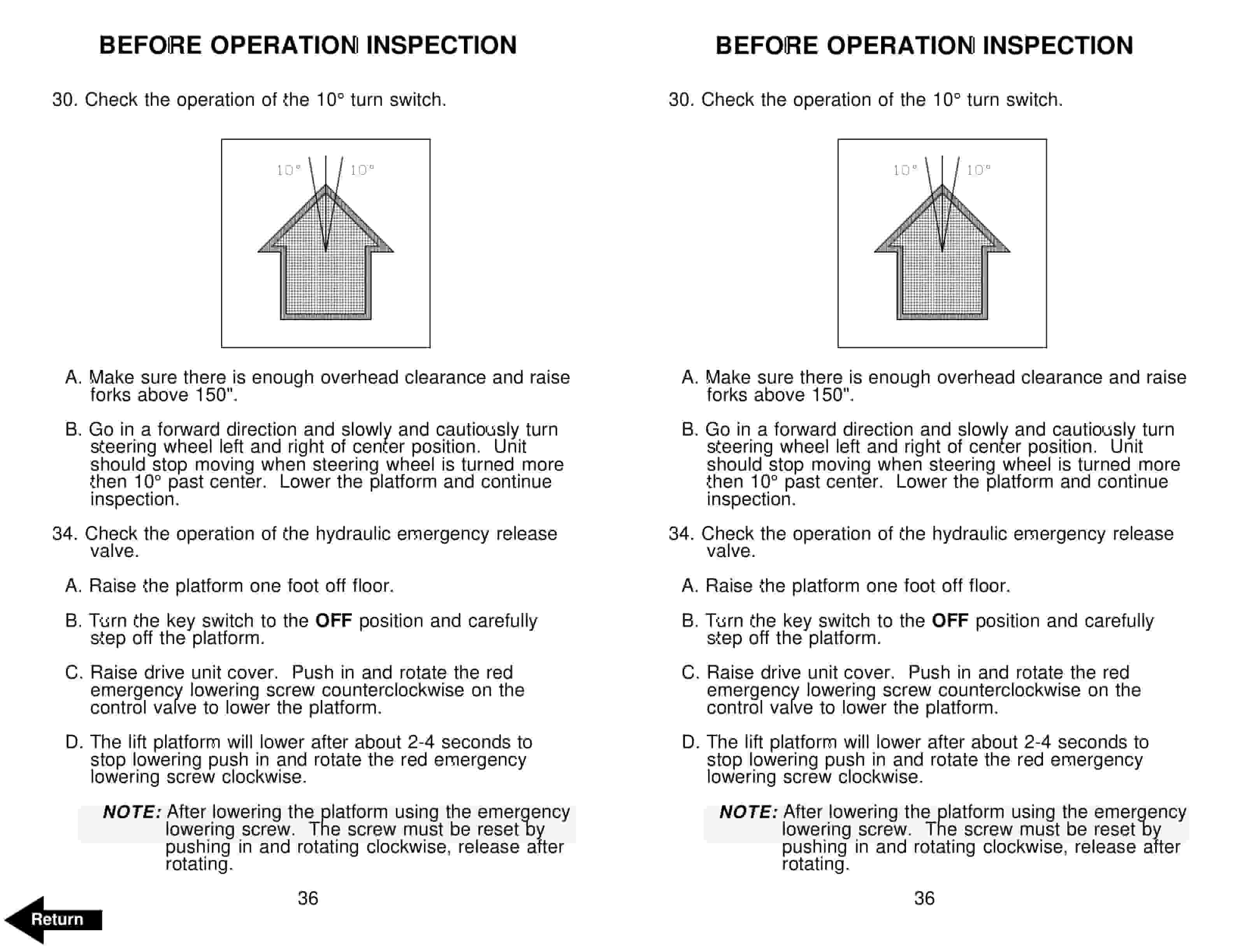BT OE-35 Electric Order Selector Operator Manual 29296-02 3 BT OE-35 Electric Order Selector Operator Manual 29296-02 - Image 3