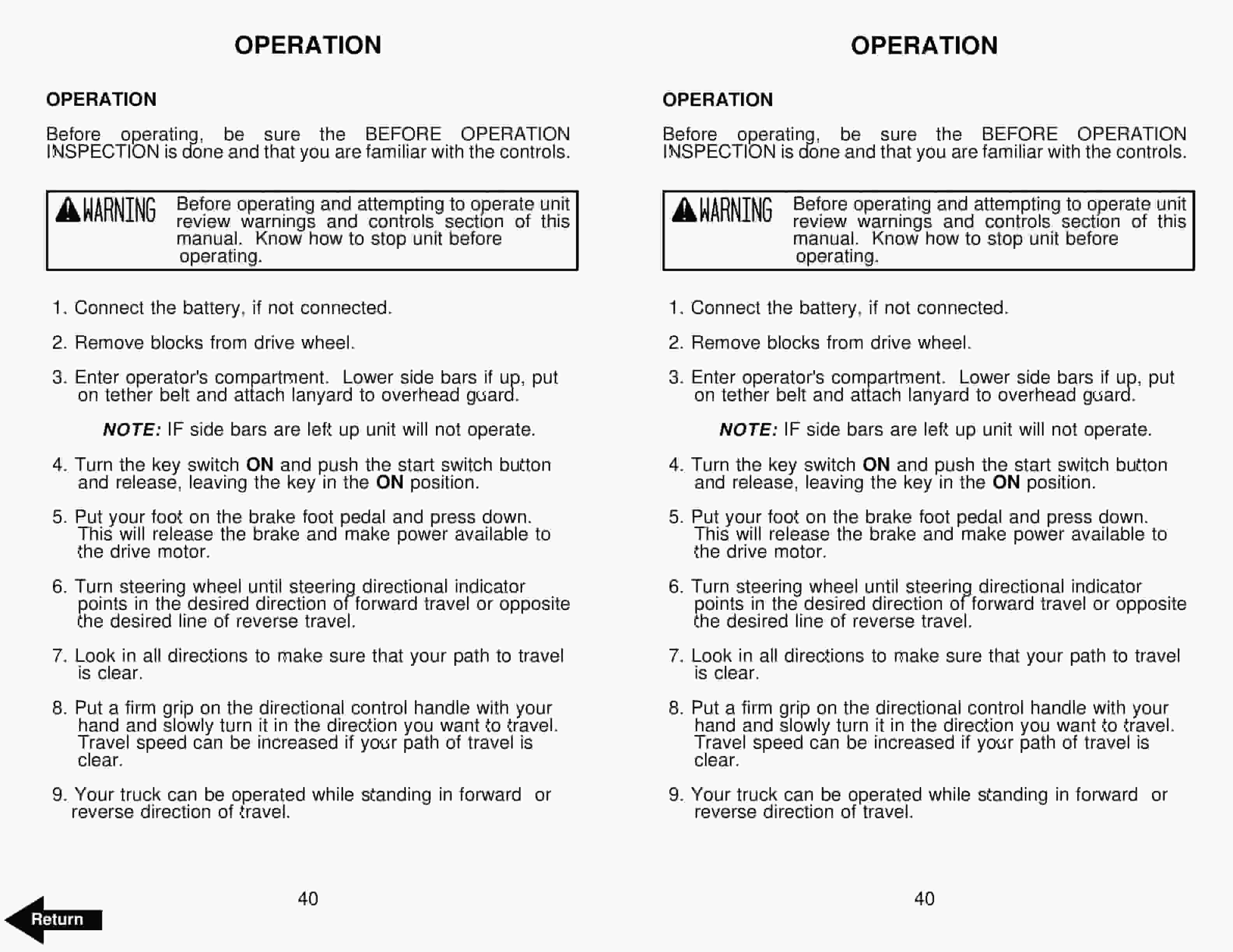 BT OE-35 Electric Order Selector Operator Manual 29296-02 4 BT OE-35 Electric Order Selector Operator Manual 29296-02 - Image 4