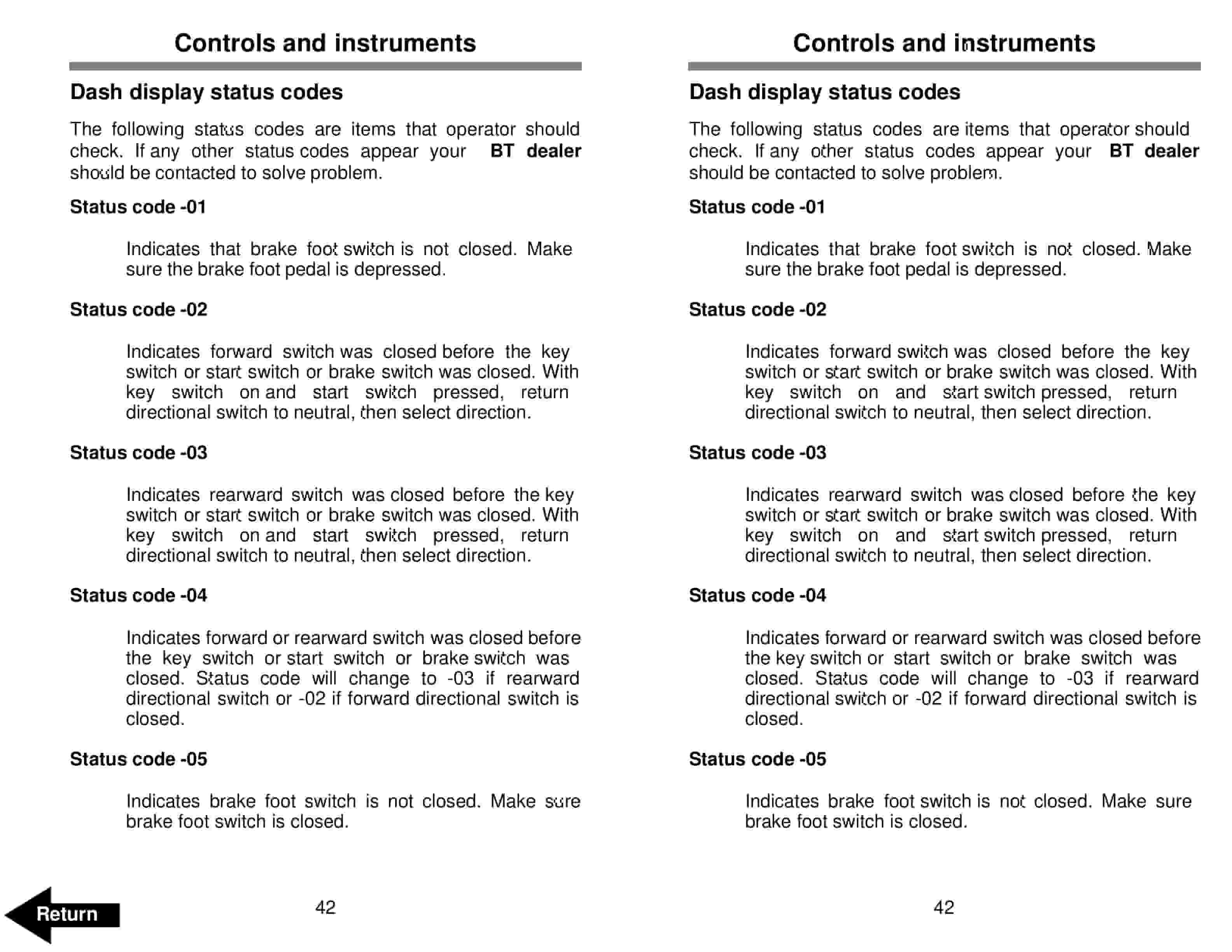 Alternative view of BT OE-35 Electric Order Selector Operator Manual 29296-03