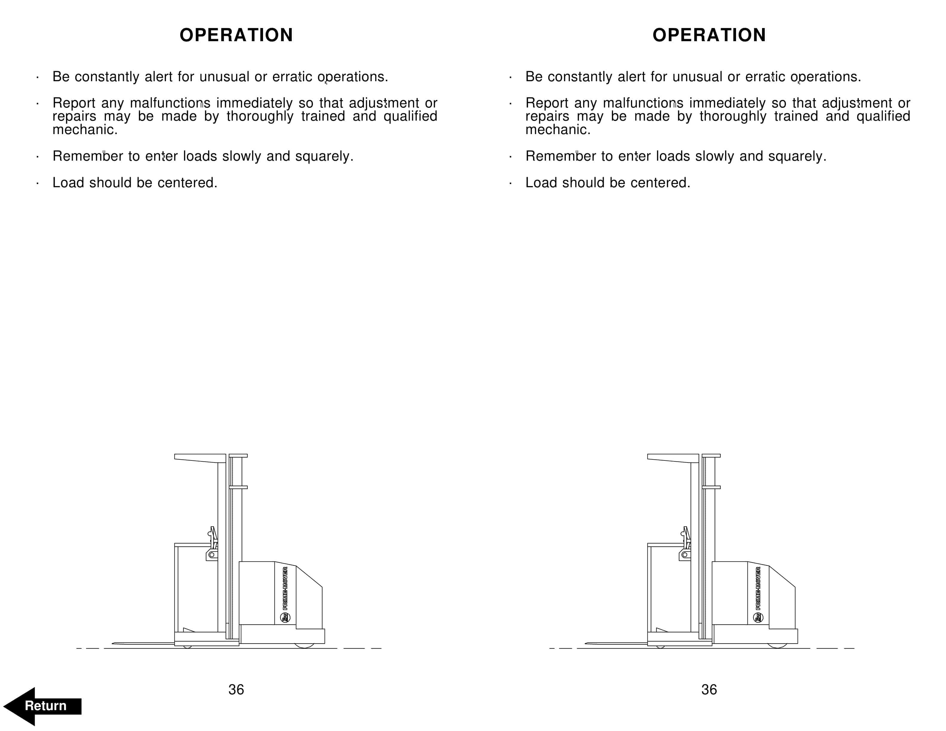 BT OE-35 Electric Order Selector Operator Manual 300337-002 5 BT OE-35 Electric Order Selector Operator Manual 300337-002 - Image 5