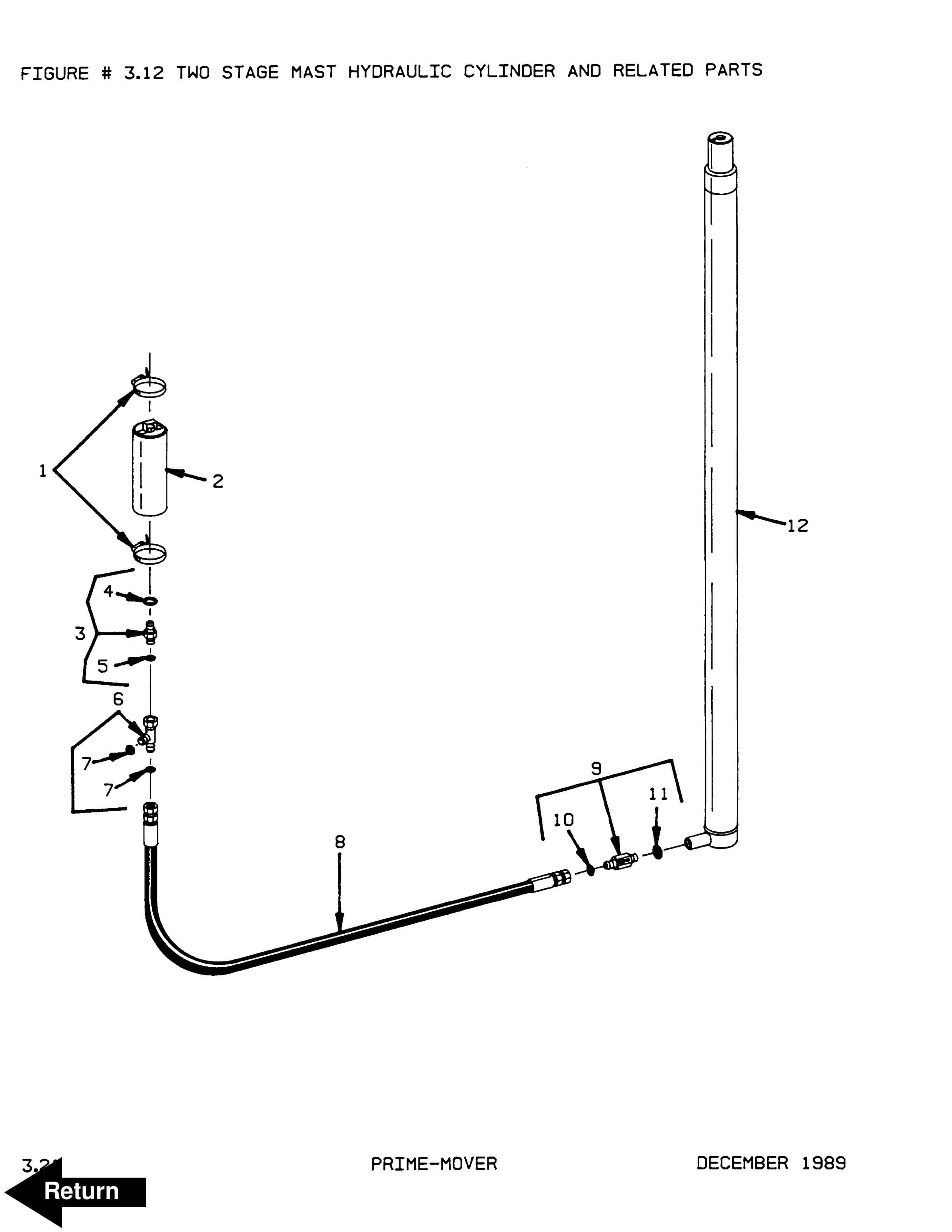 Alternative view of BT OE-35 Electric Order Selector Parts Manual 300206-000