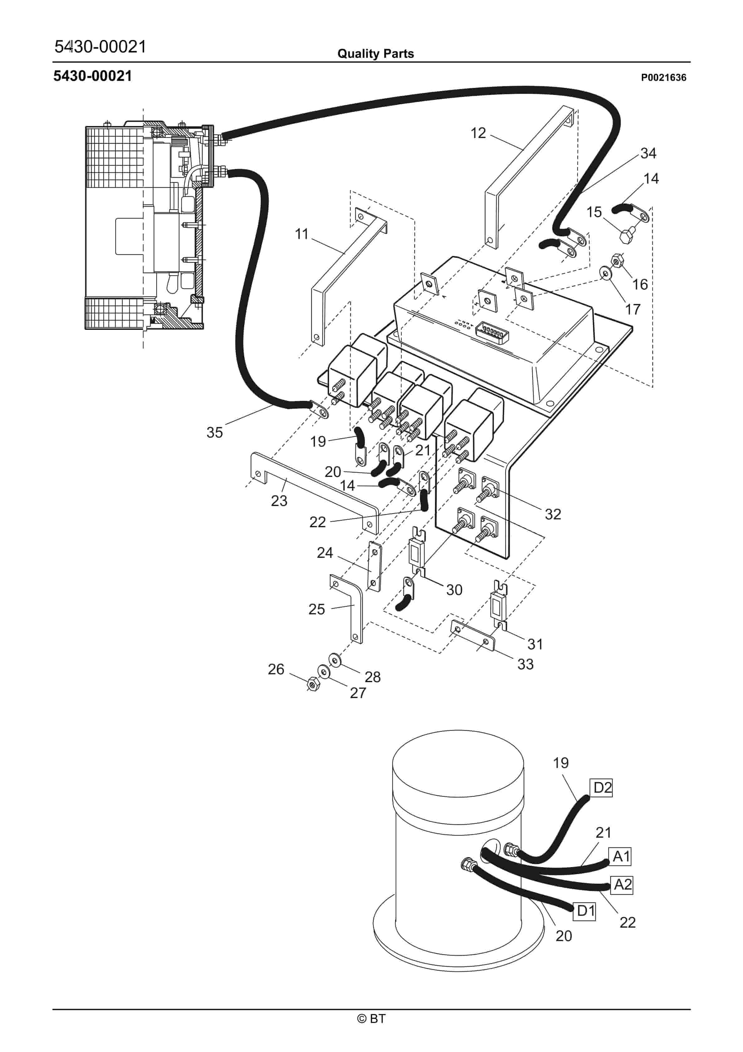 BT OME100 Quality Parts 7516502 2 BT OME100 Quality Parts 7516502 - Image 2