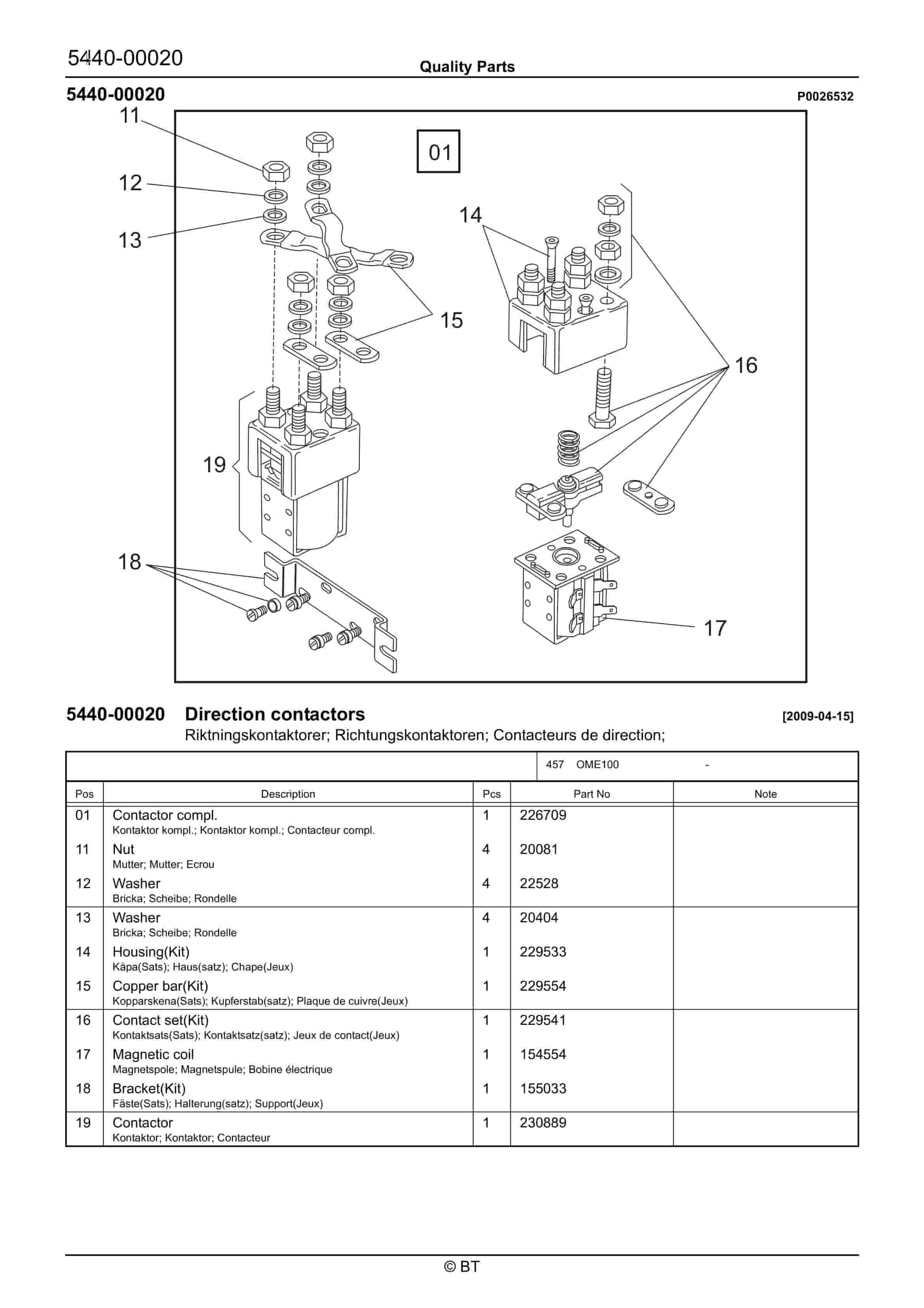 BT OME100 Quality Parts 7521759 2 BT OME100 Quality Parts 7521759 - Image 2