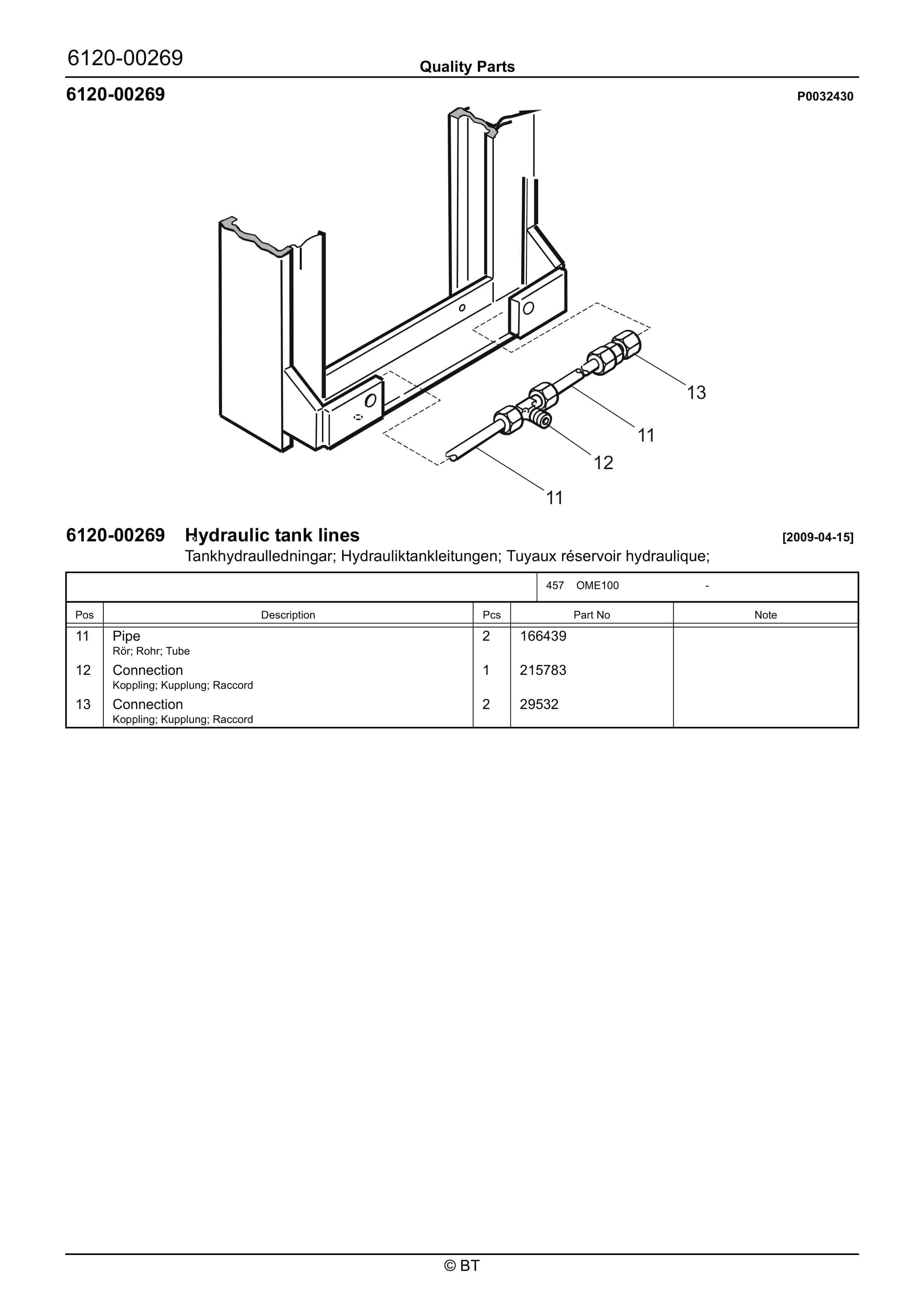 BT OME100 Quality Parts 7530708 4 BT OME100 Quality Parts 7530708 - Image 4