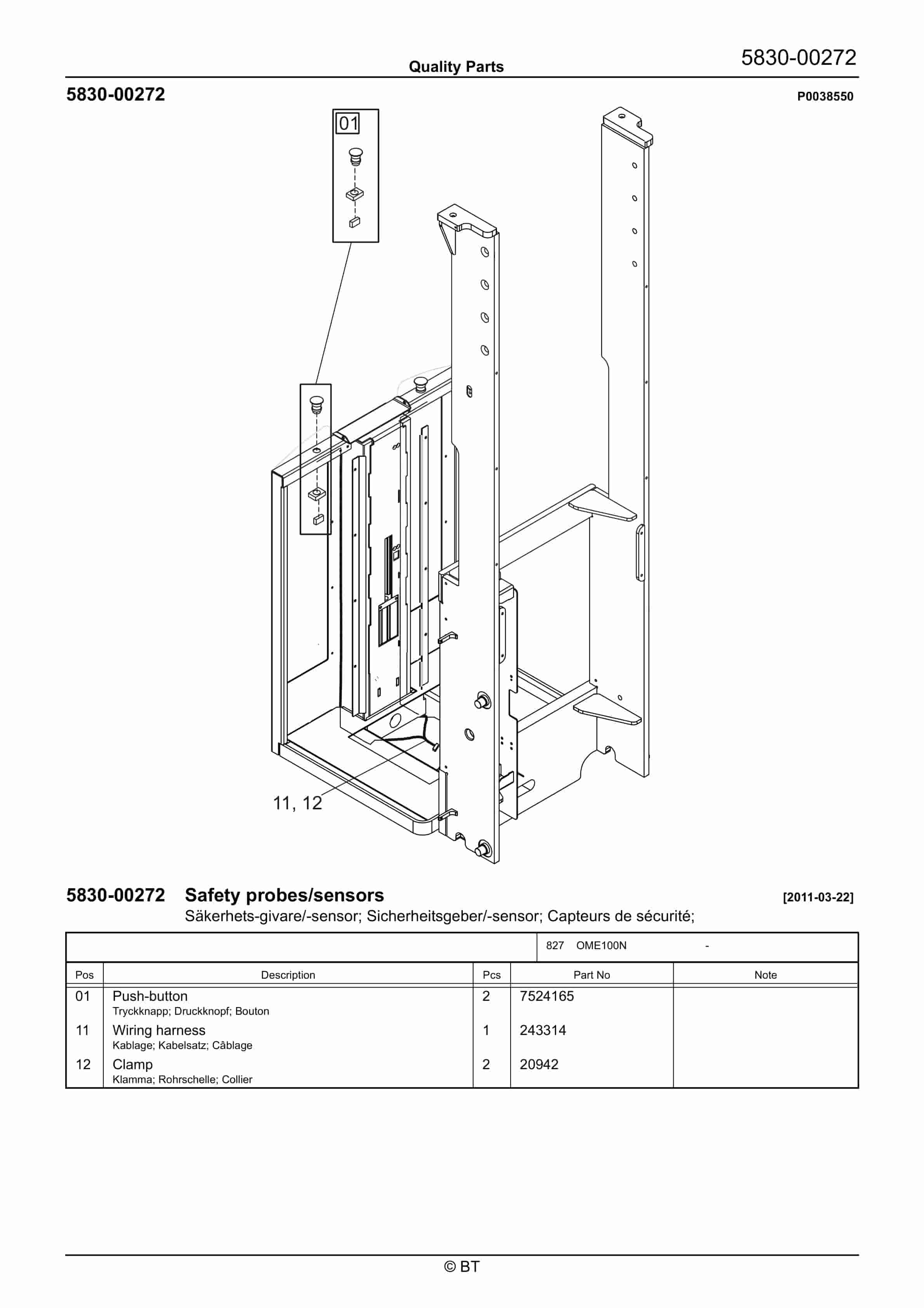 BT OME100N Quality Parts 7529596 3 BT OME100N Quality Parts 7529596 - Image 3