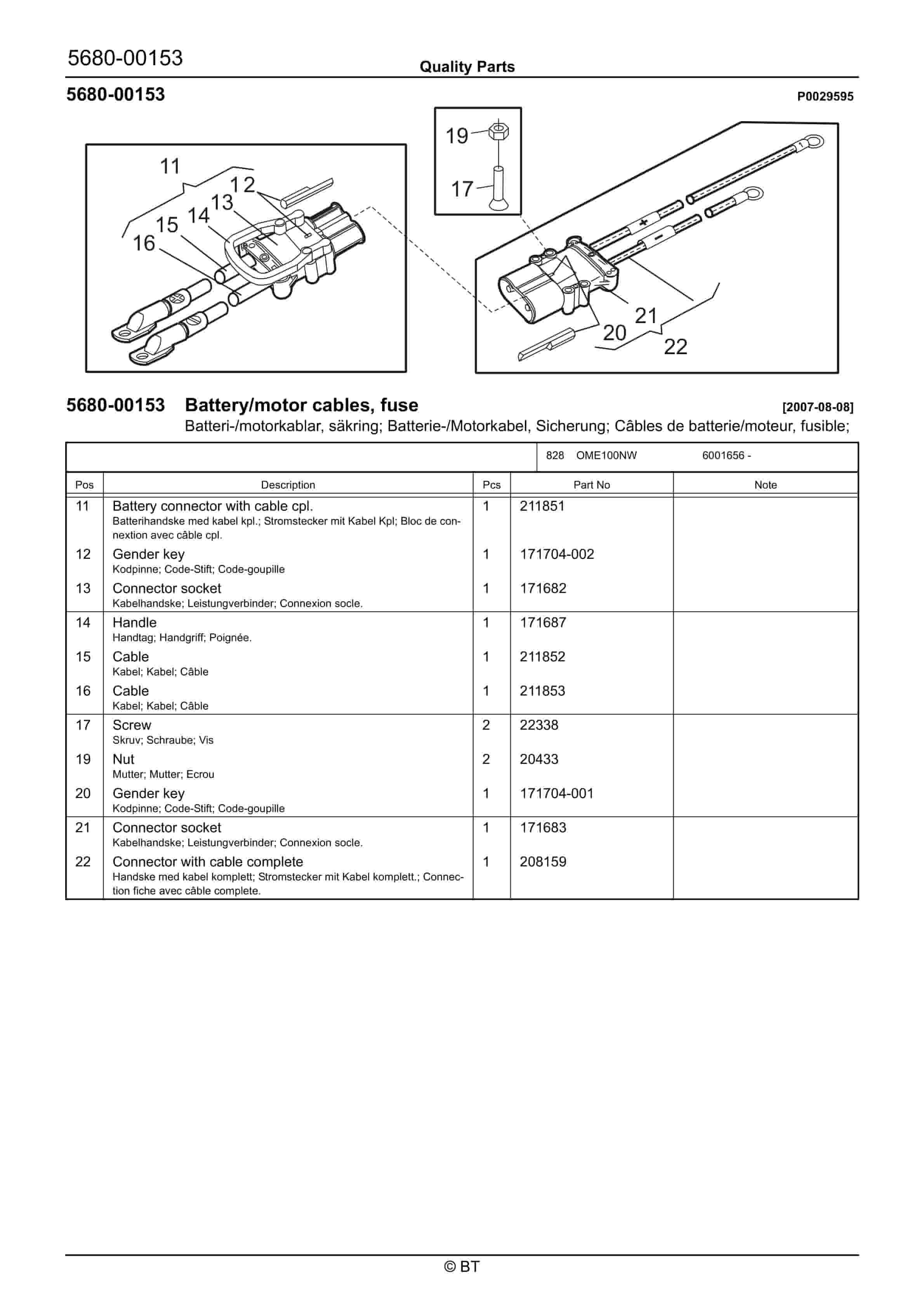 BT OME100NW Quality Parts 7506171 3 BT OME100NW Quality Parts 7506171 - Image 3