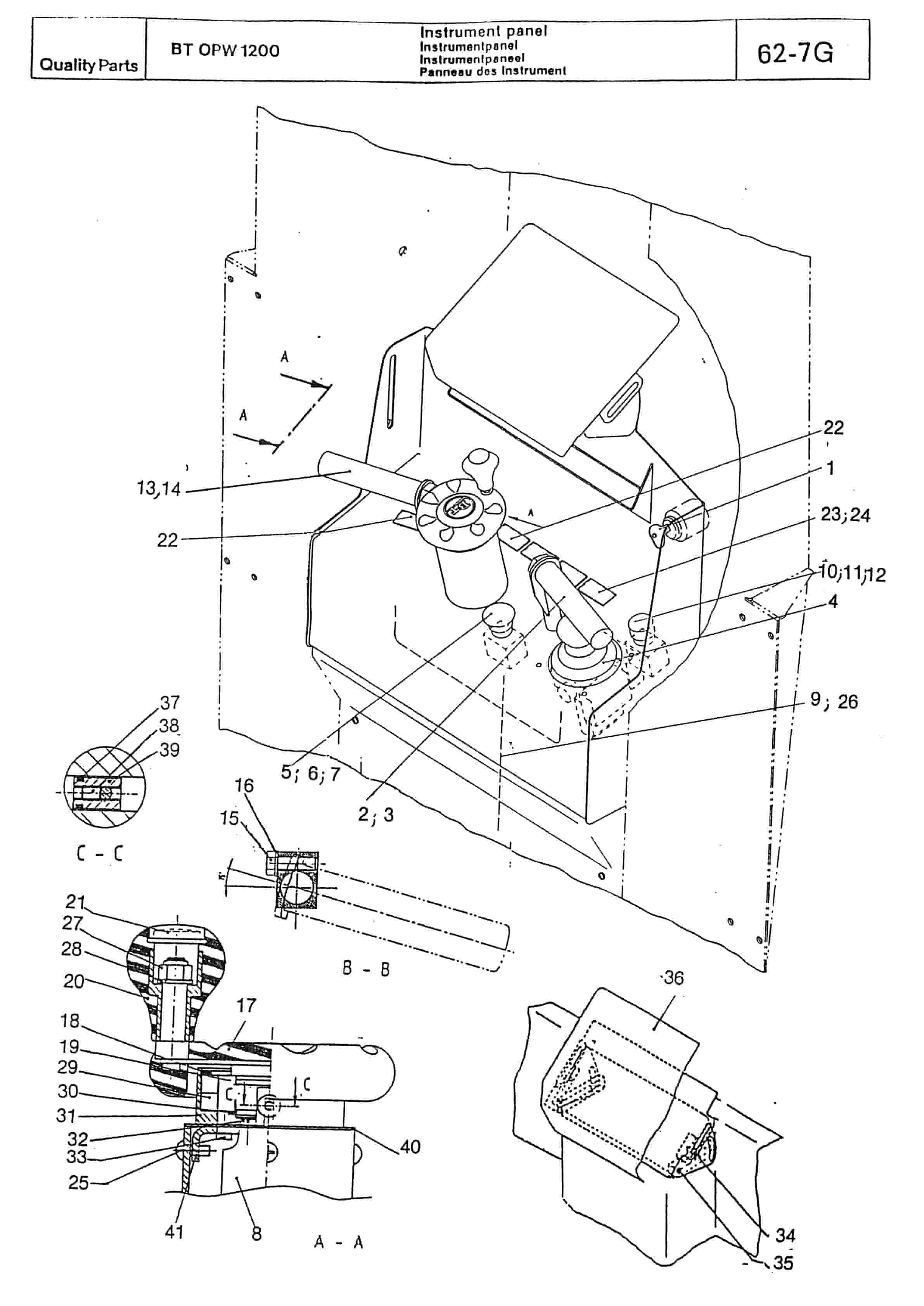 BT OP 1000 SE to OPW 1200 HSE Cold Store Quality Parts 152605-4