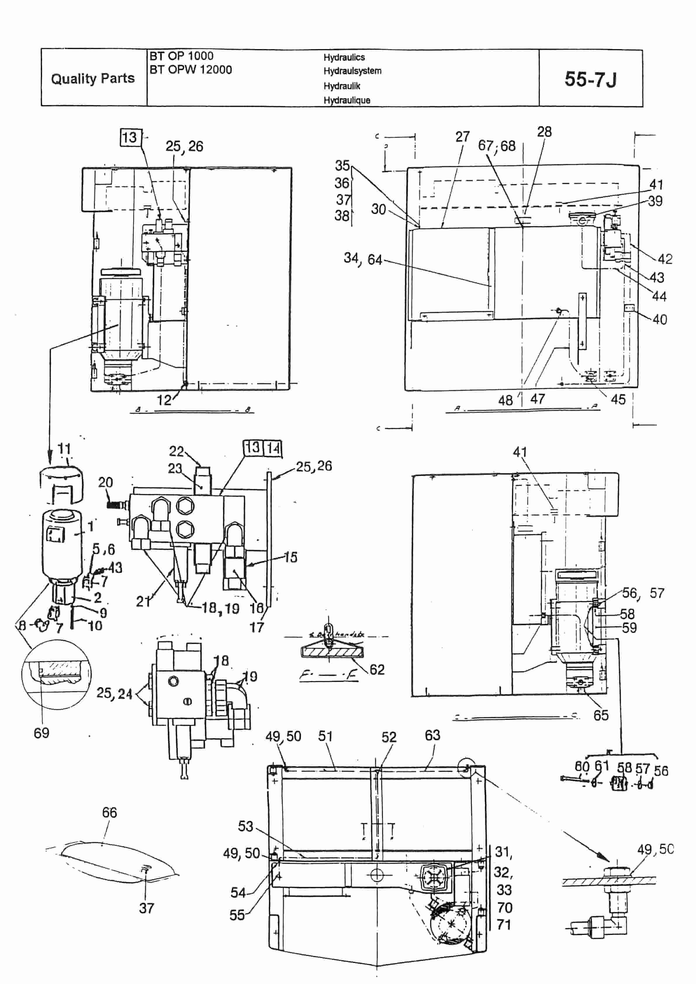 BT OP 1000 SE to OPW 1200 HSE Cold Store Quality Parts 163841-2