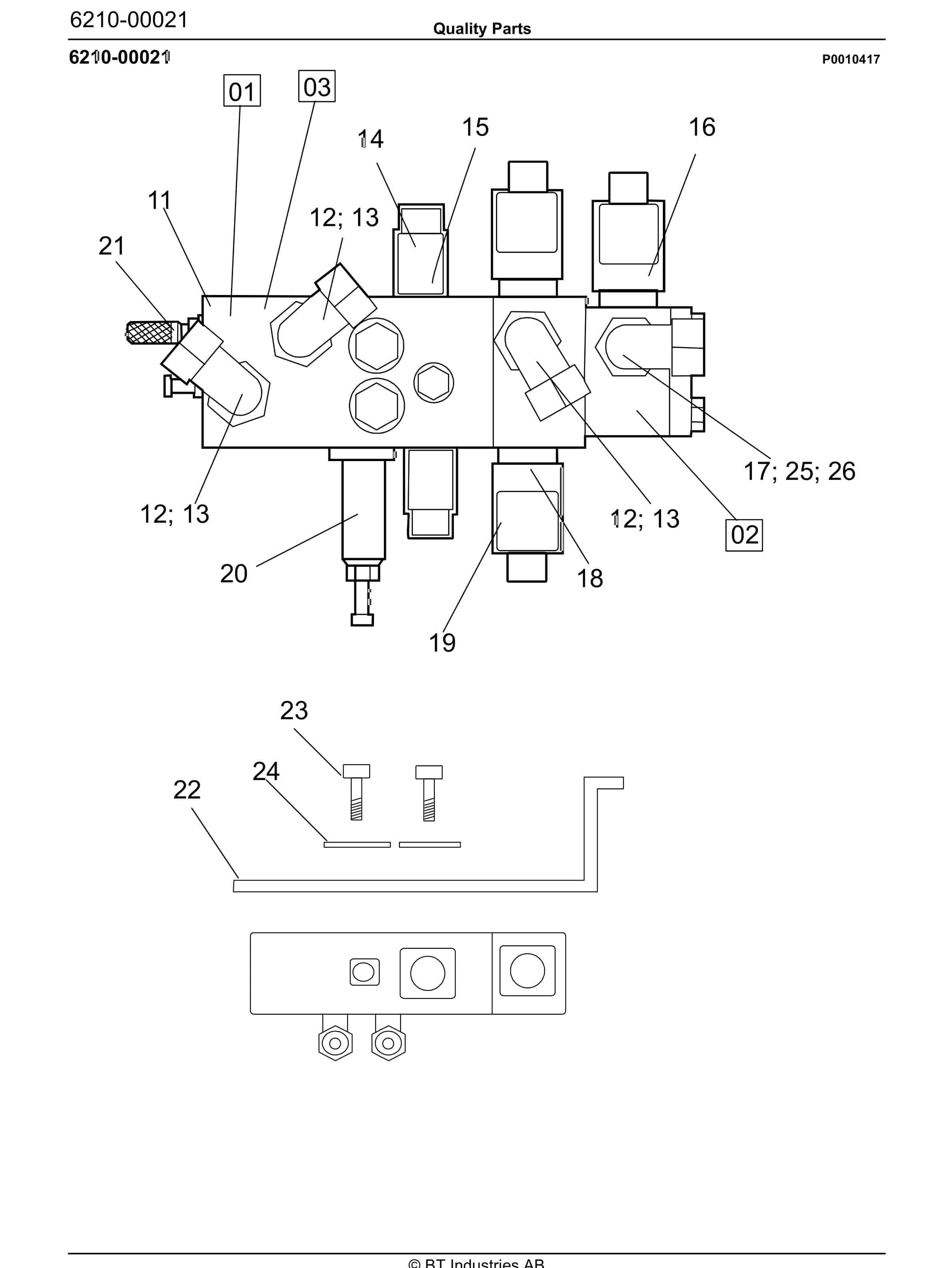 BT OP 1000SE HSE-3 - C020212-4 - C020212-5 - C020212-6 Quality Parts 847916 3 BT OP 1000SE HSE-3 - C020212-4 - C020212-5 - C020212-6 Quality Parts 847916 - Image 3