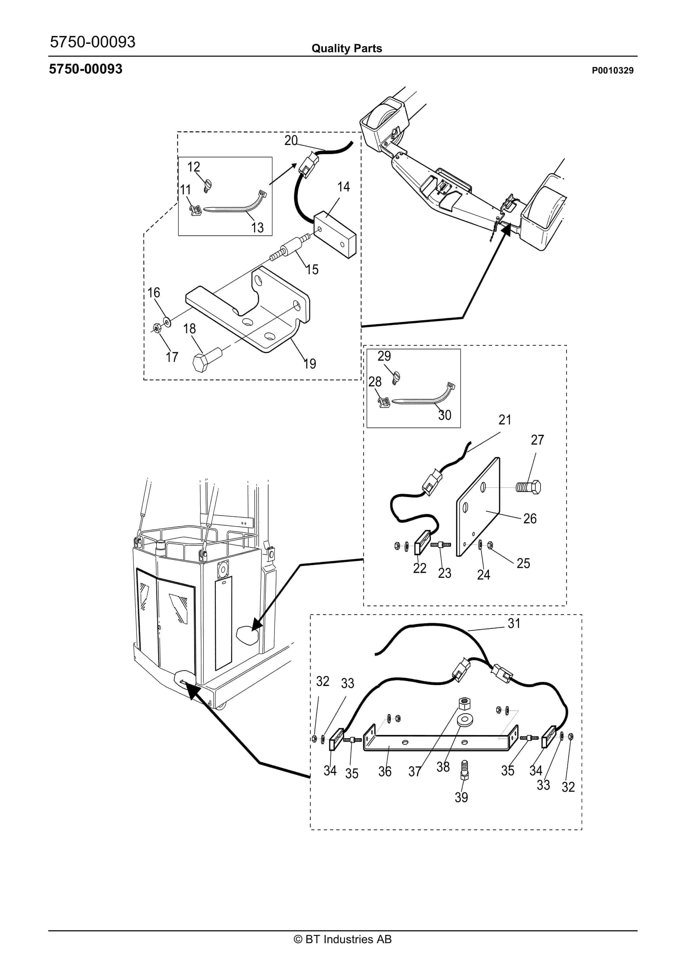 BT OP 1000SE HSE-3 - C030326-3 - C030303-6 - C030408-1 - C030326-4 Quality Parts 847733 2 BT OP 1000SE HSE-3 - C030326-3 - C030303-6 - C030408-1 - C030326-4 Quality Parts 847733 - Image 2