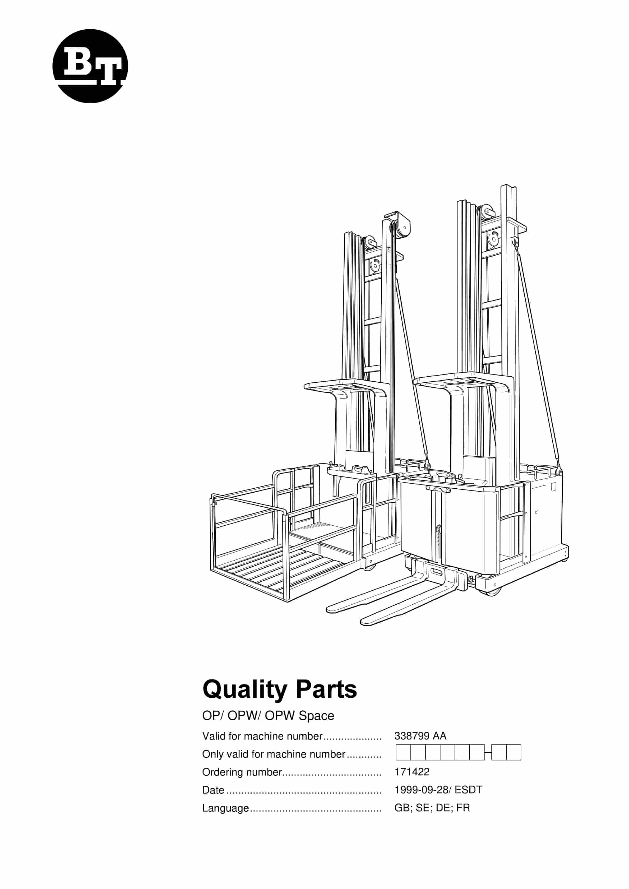 BT OP, OPW, OPW Space Quality Parts 171422 1 BT OP, OPW, OPW Space Quality Parts 171422