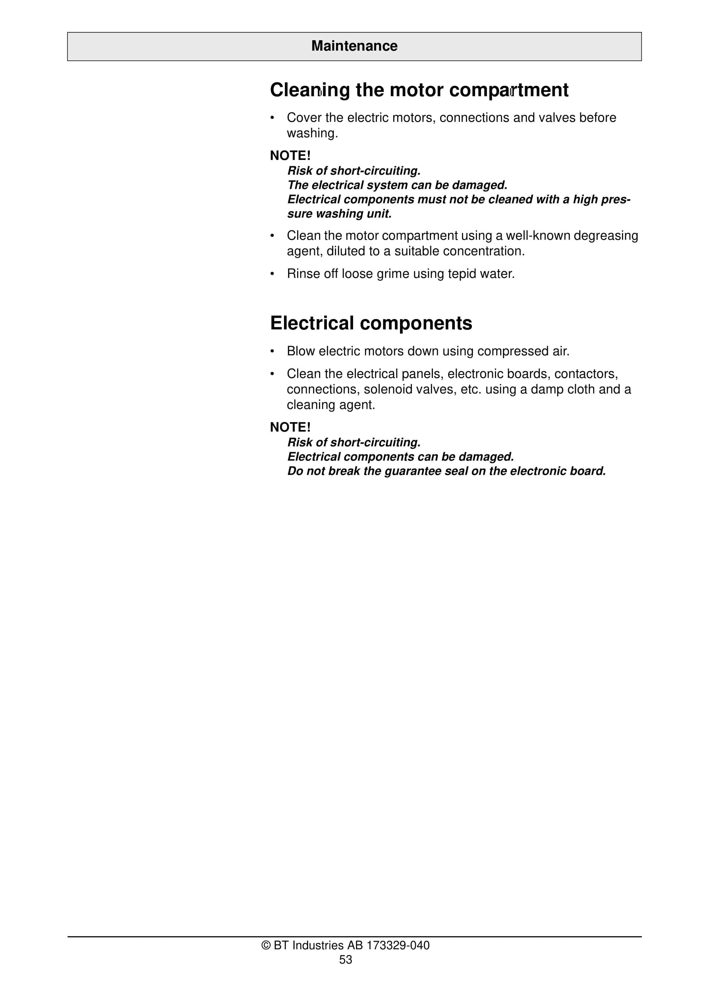BT ORION P20 Operator Manual 173329-040 5 BT ORION P20 Operator Manual 173329-040 - Image 5