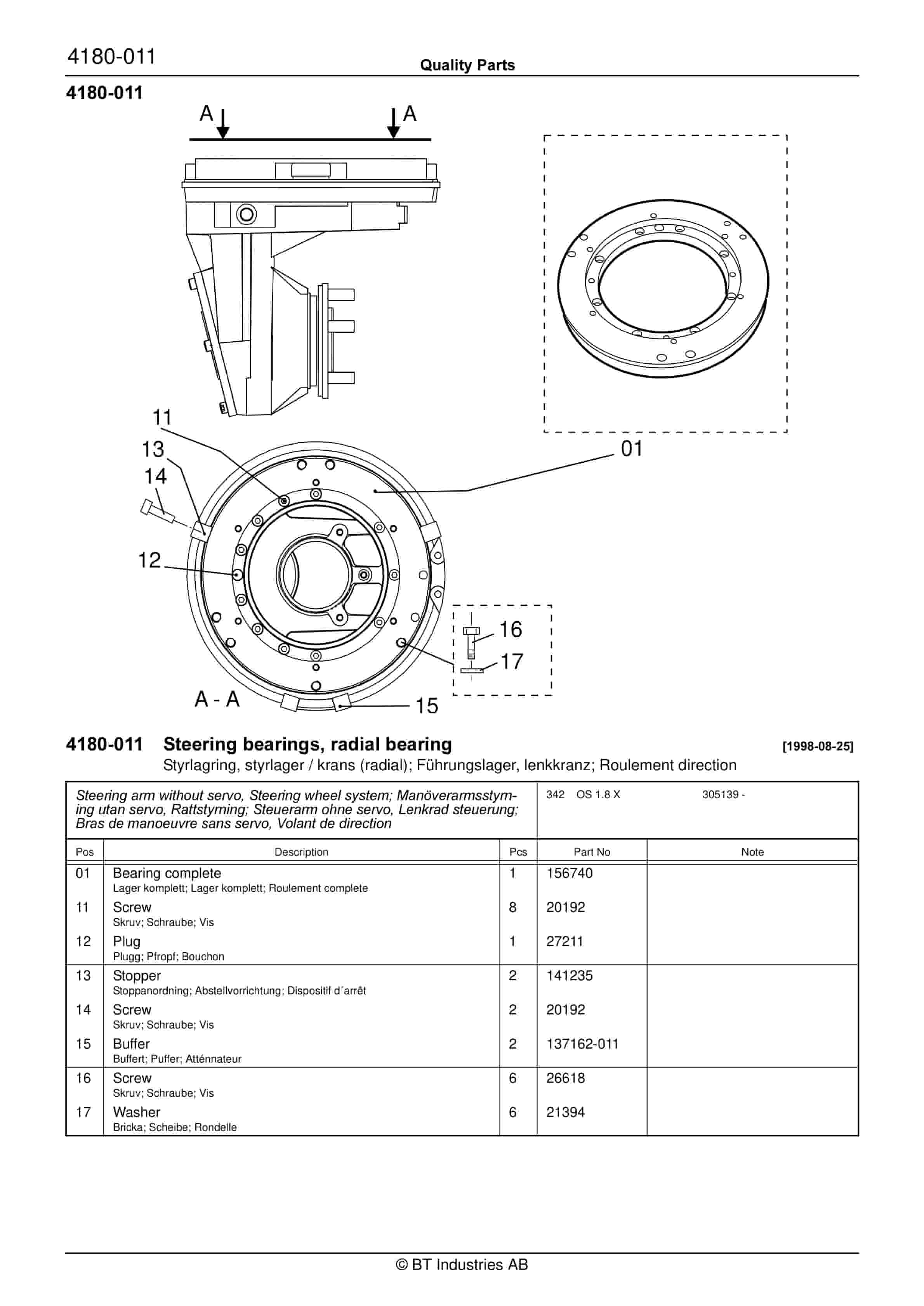 BT OS 1.8 X Quality Parts 165547 2 BT OS 1.8 X Quality Parts 165547 - Image 2