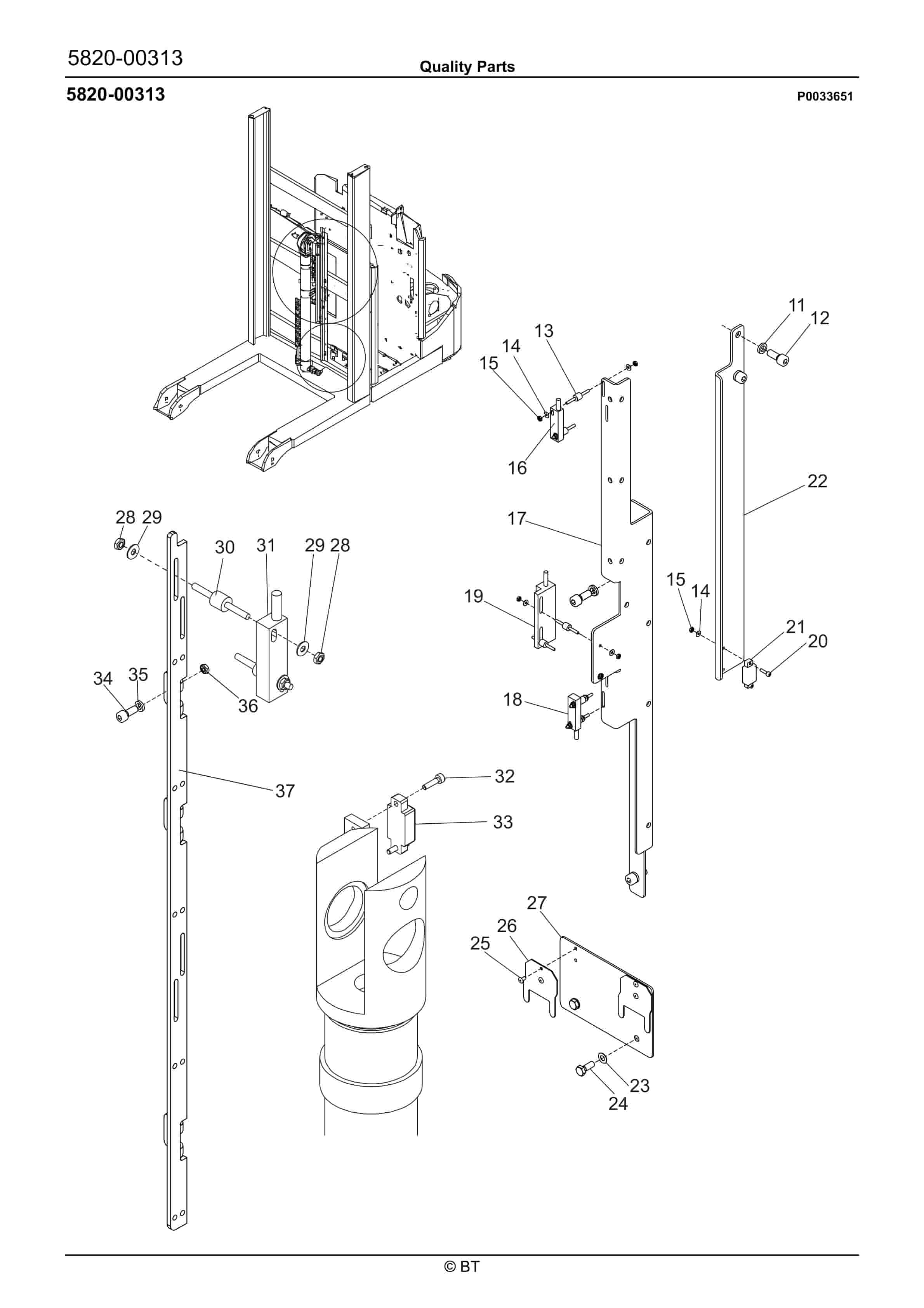 BT OSE100 Quality Parts 7522376 3 BT OSE100 Quality Parts 7522376 - Image 3
