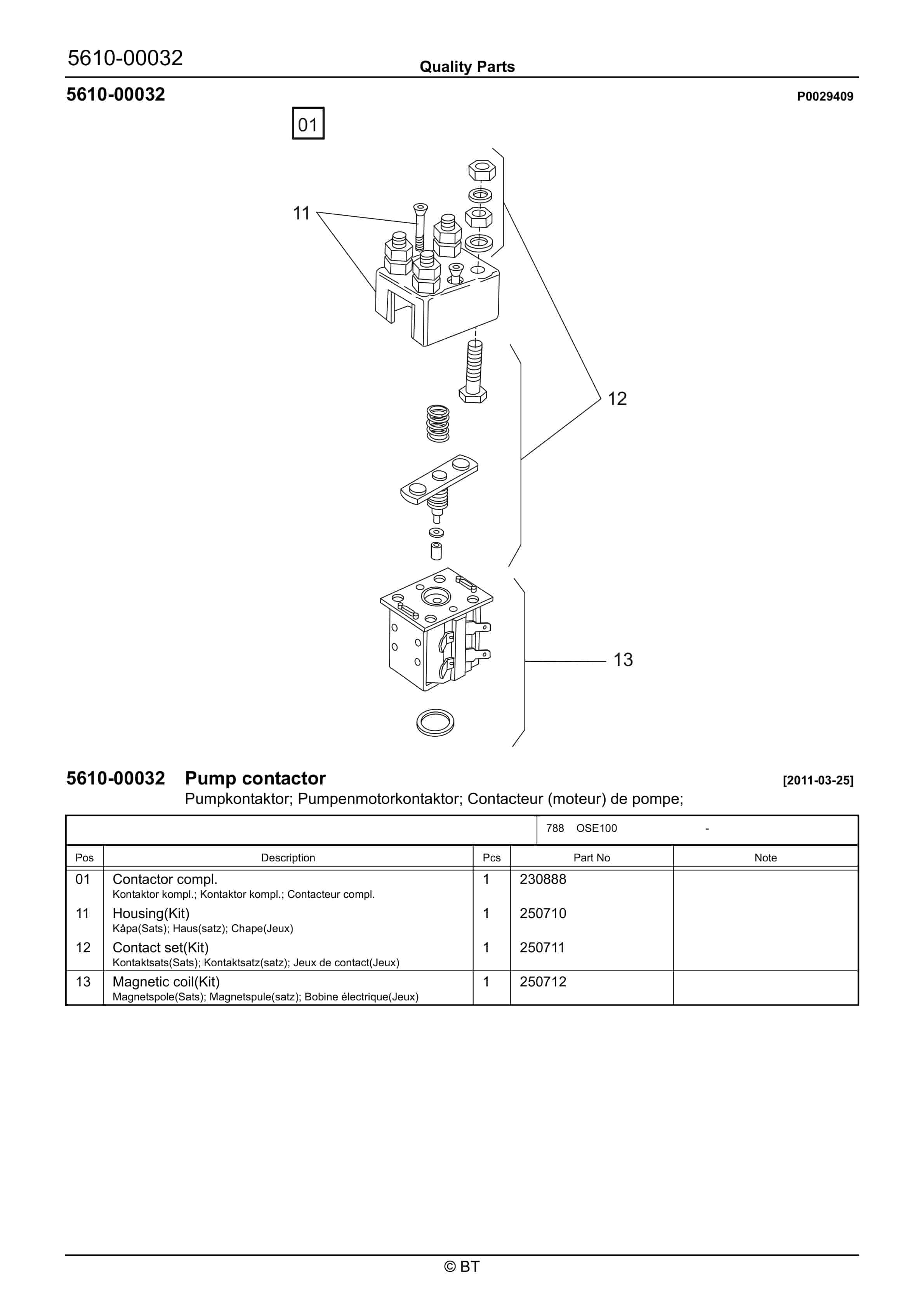BT OSE100 Quality Parts 7529763 3 BT OSE100 Quality Parts 7529763 - Image 3